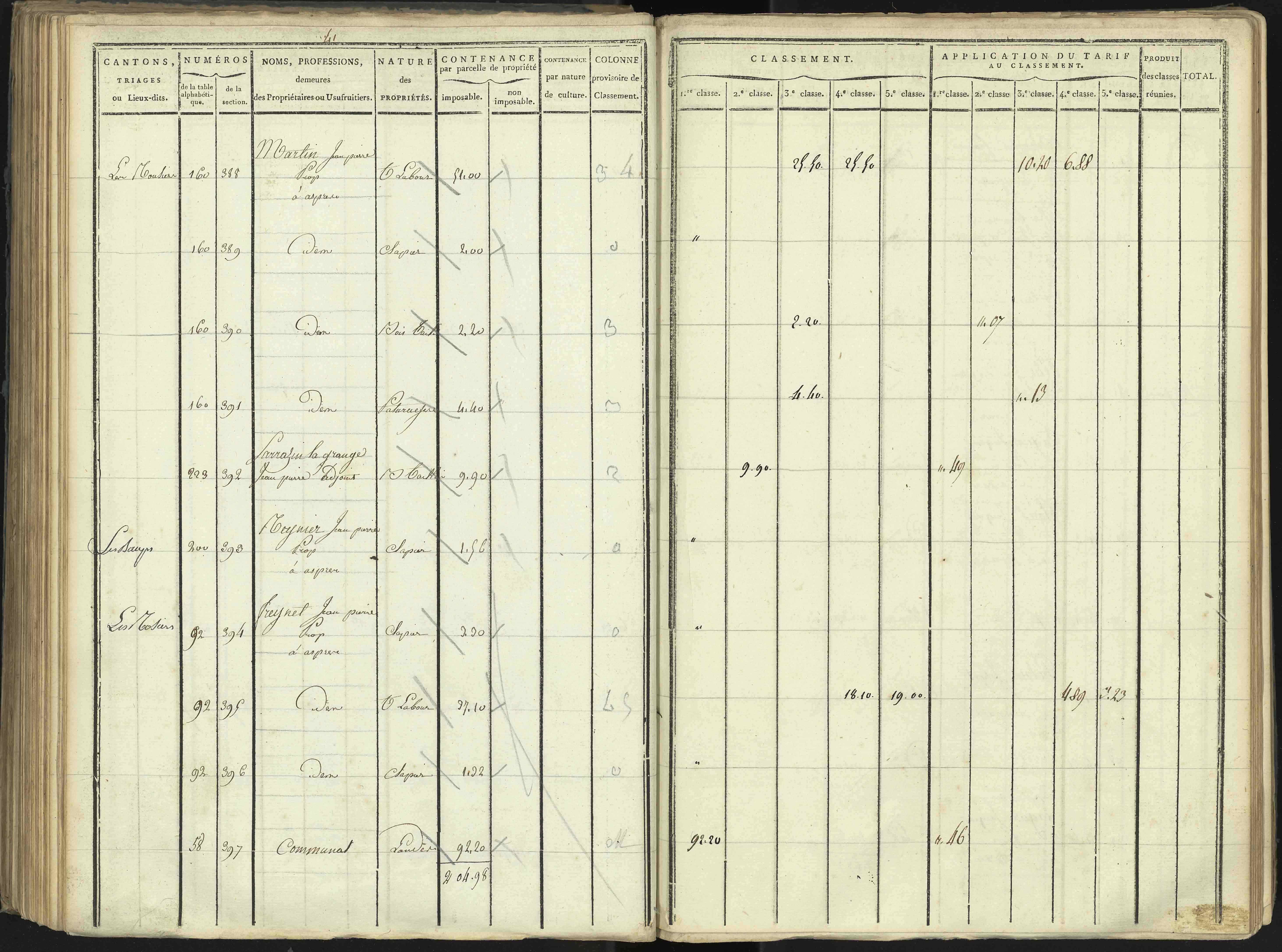 Aspres-lès-Corps - 3 P 176/3 - 3 P 176/3 - Section C