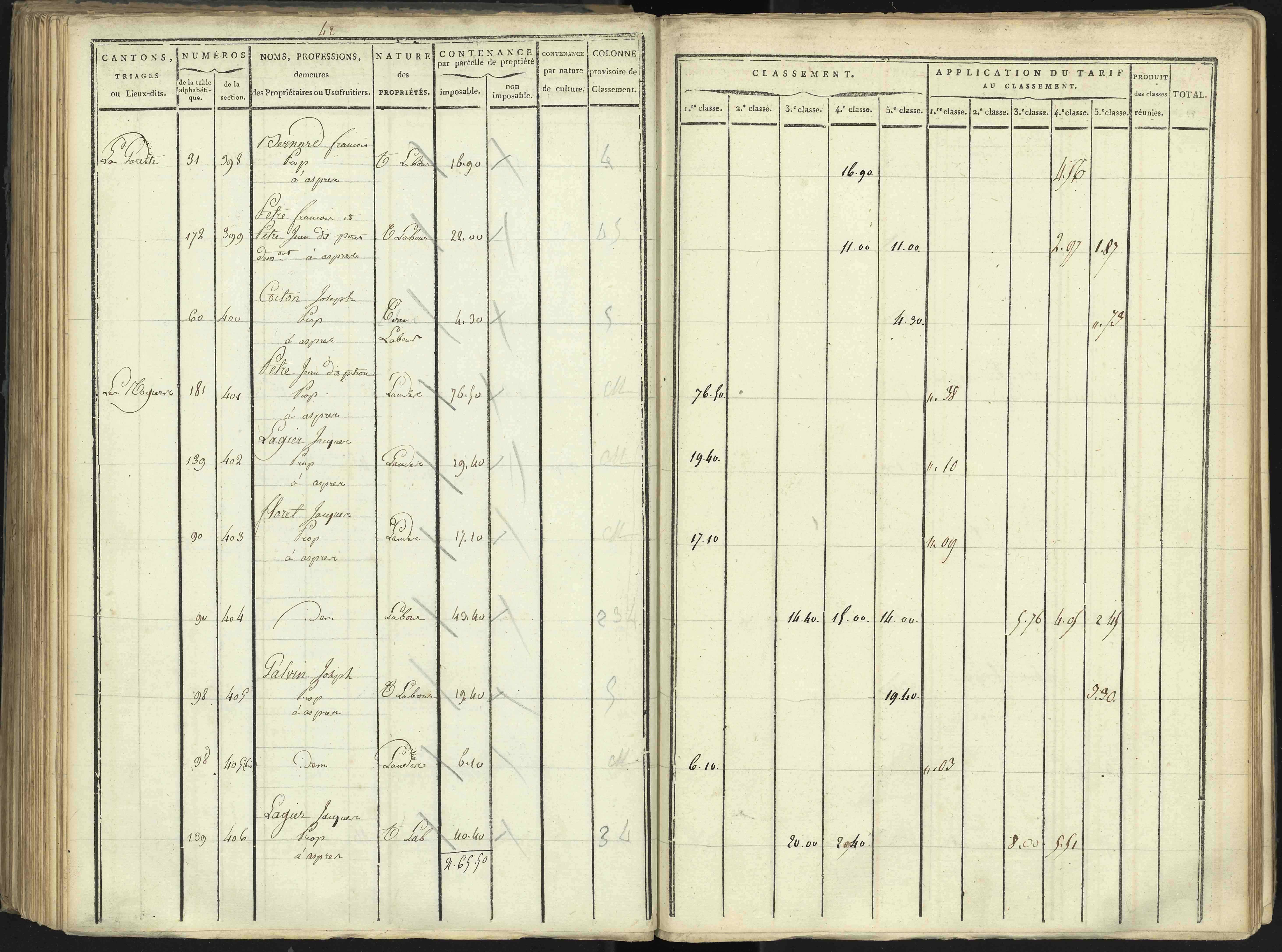 Aspres-lès-Corps - 3 P 176/3 - 3 P 176/3 - Section C