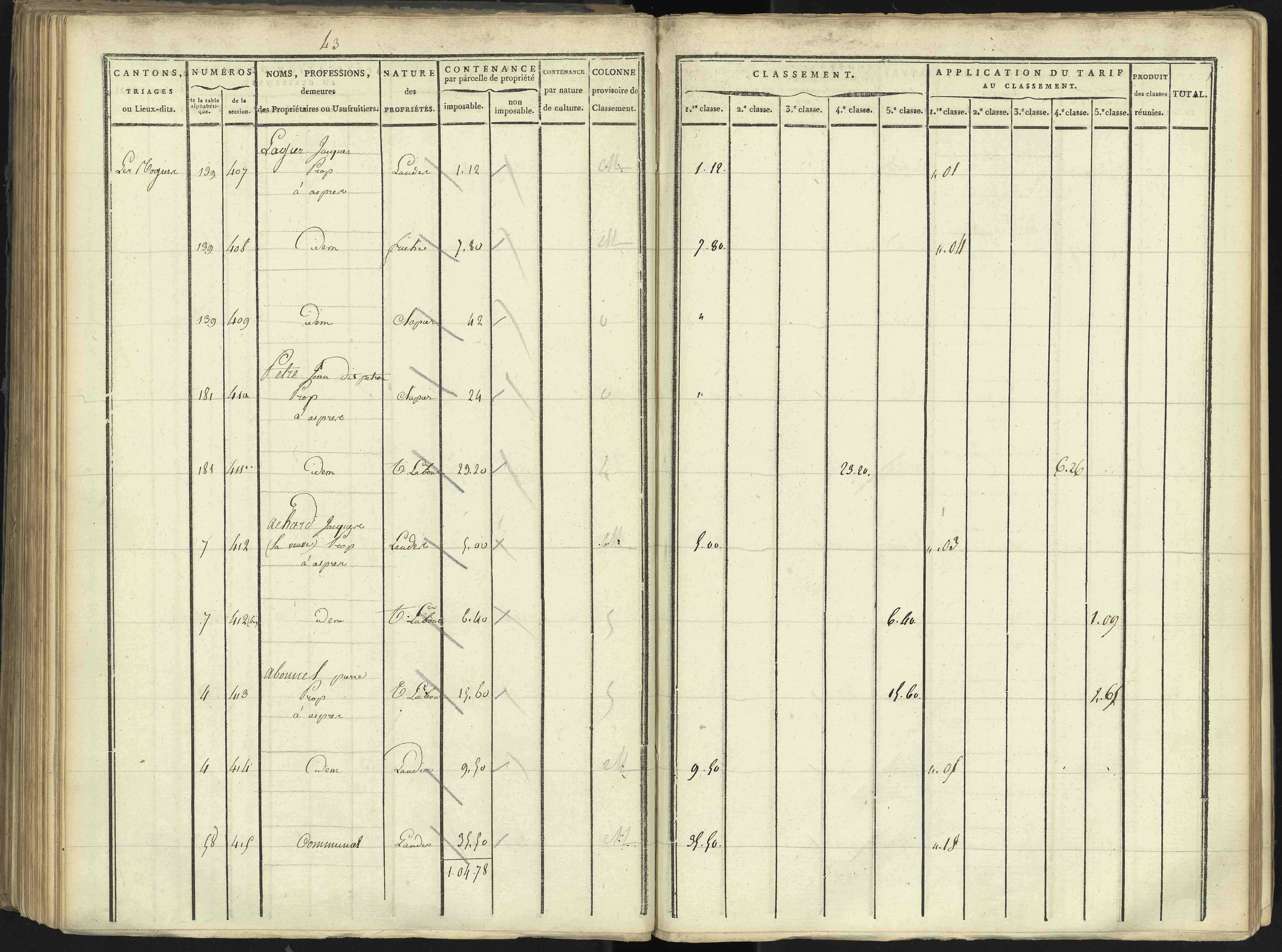 Aspres-lès-Corps - 3 P 176/3 - 3 P 176/3 - Section C