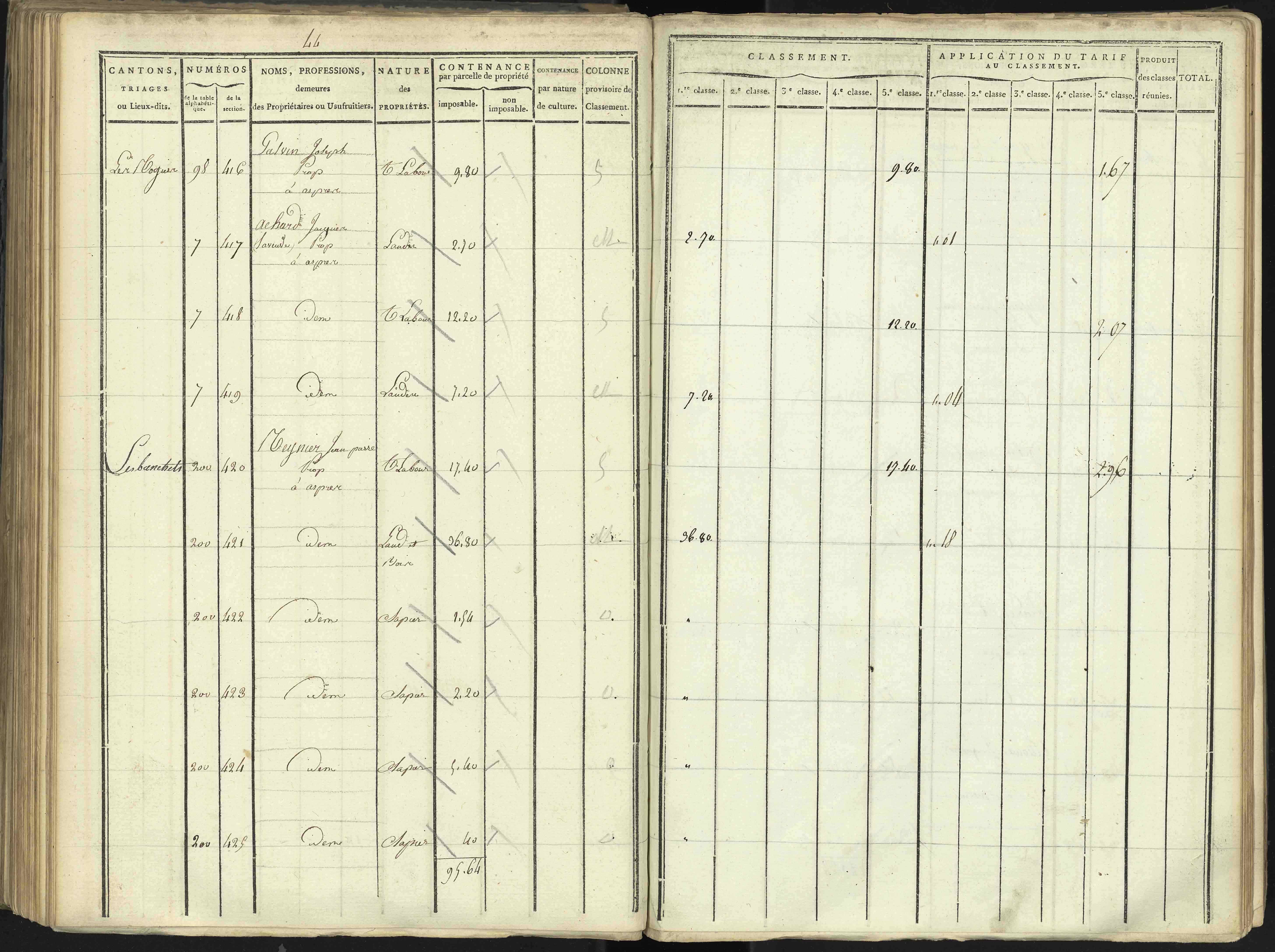 Aspres-lès-Corps - 3 P 176/3 - 3 P 176/3 - Section C