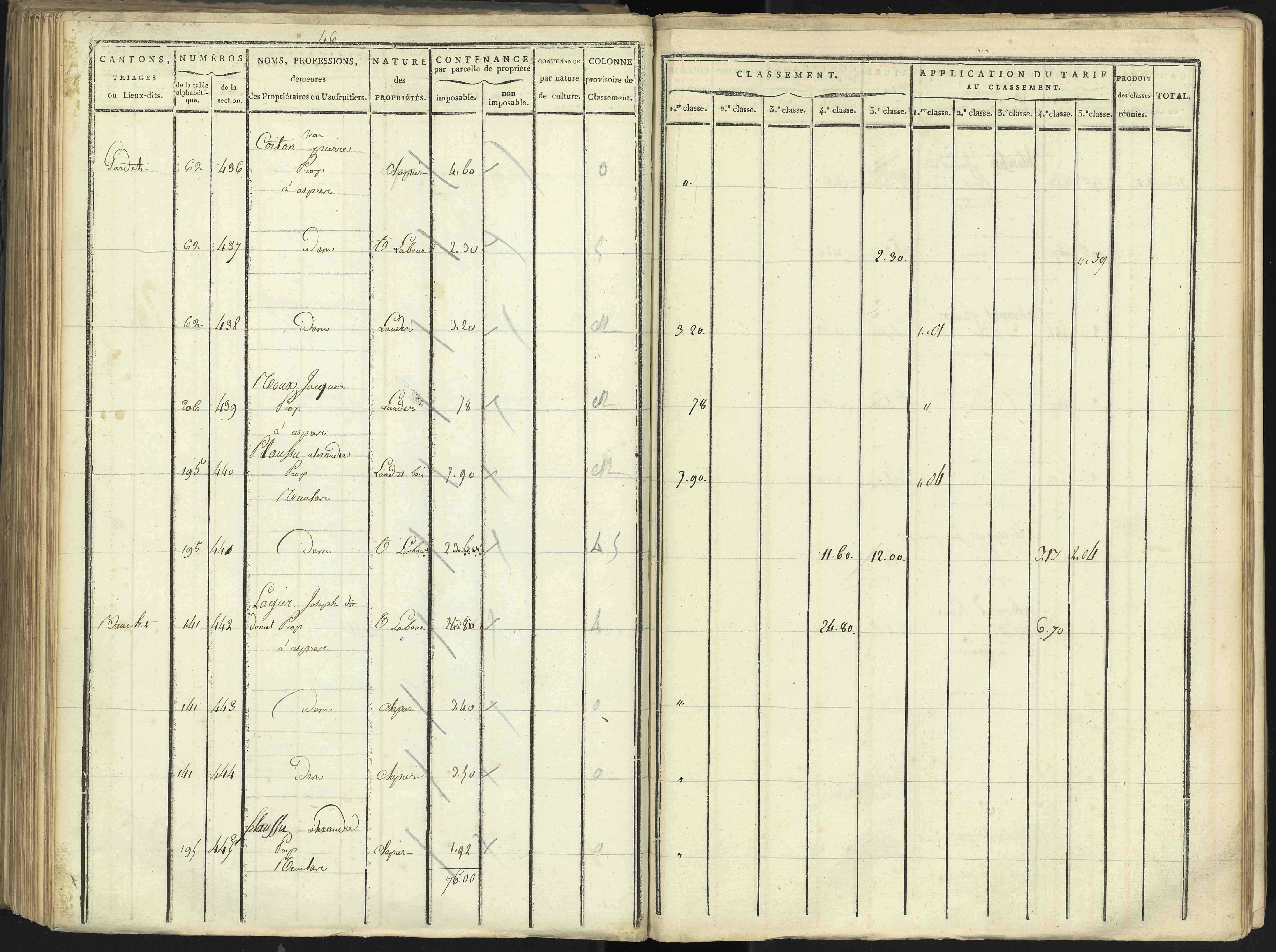 Aspres-lès-Corps - 3 P 176/3 - 3 P 176/3 - Section C