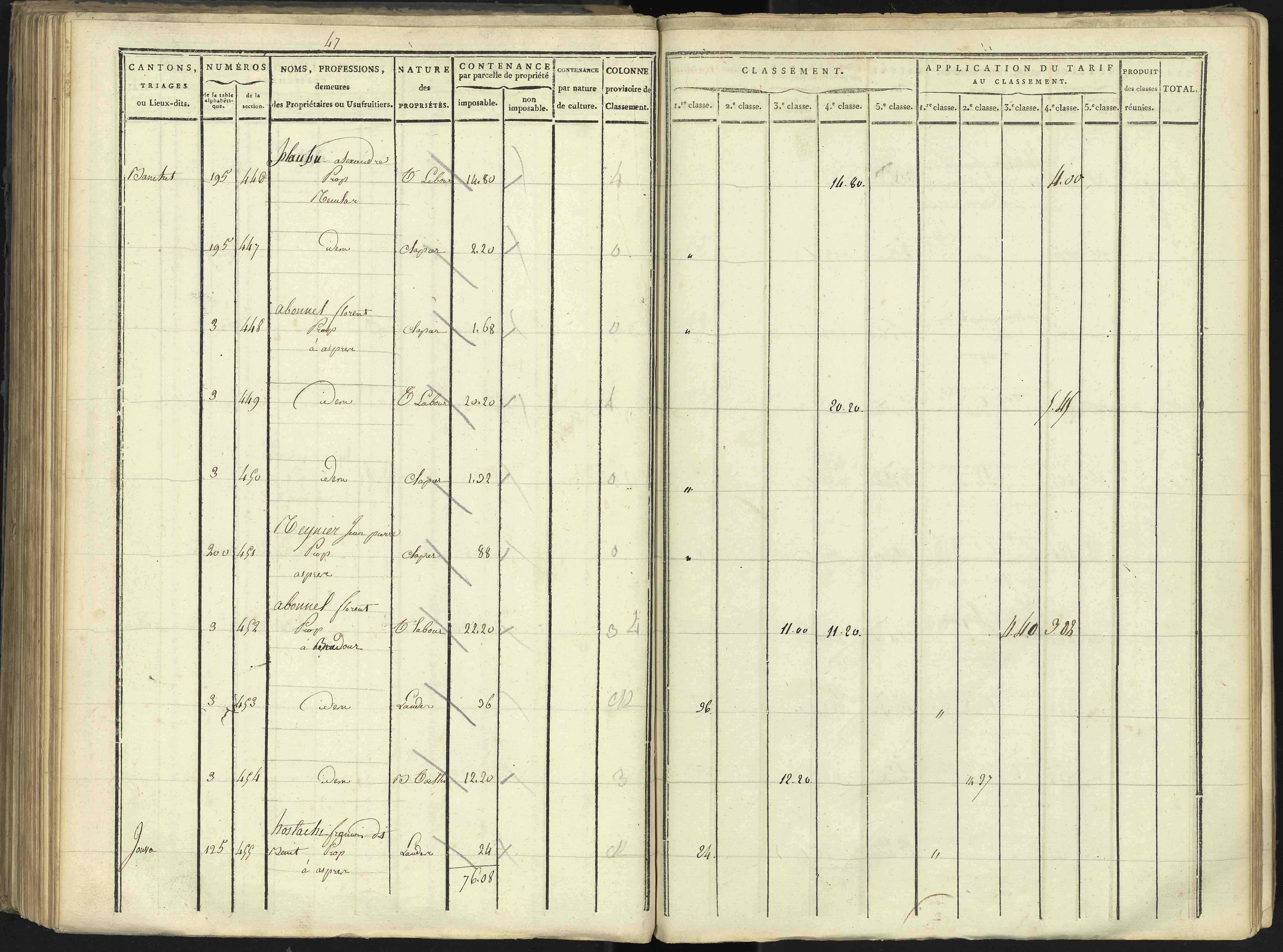 Aspres-lès-Corps - 3 P 176/3 - 3 P 176/3 - Section C
