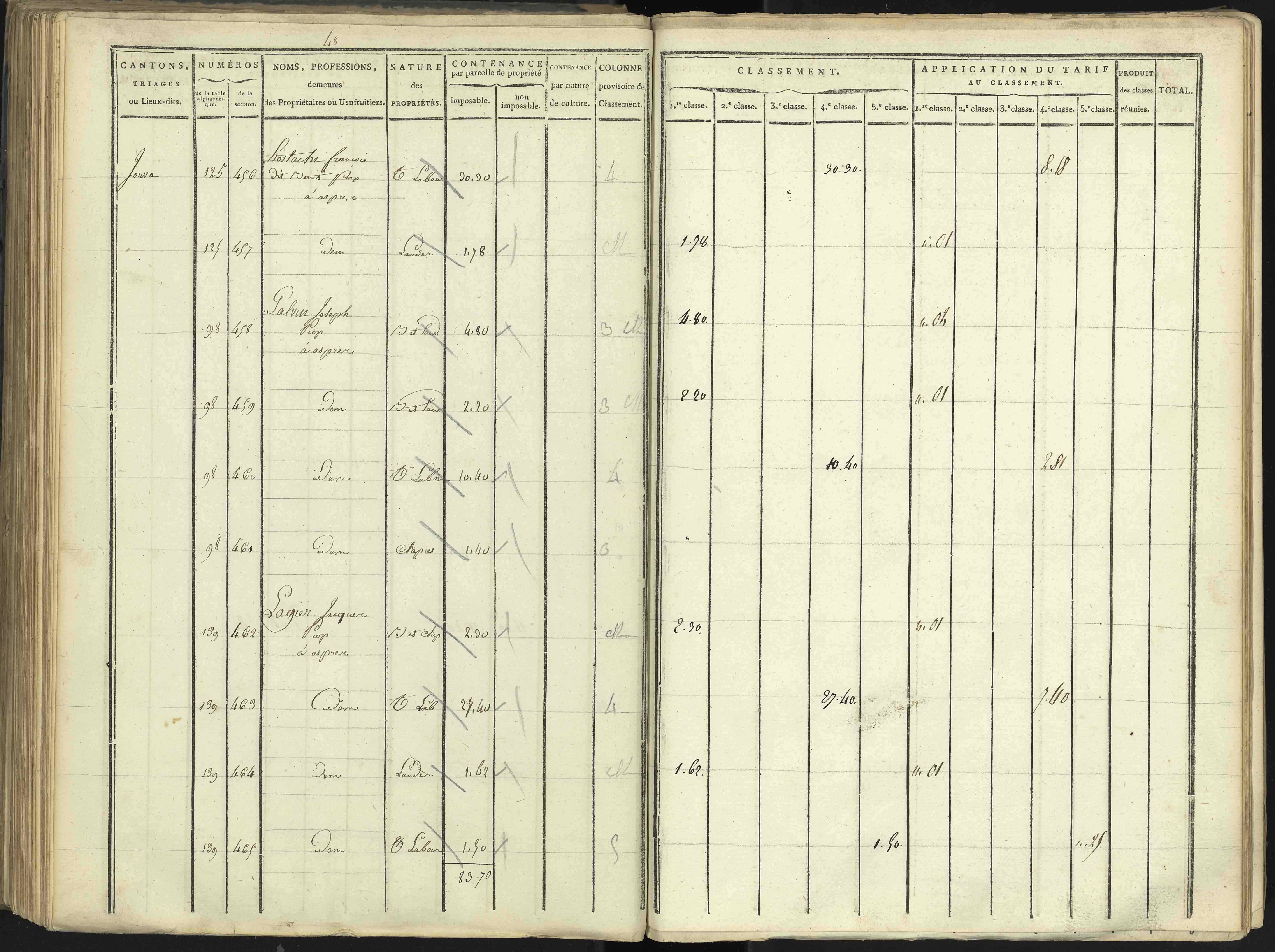Aspres-lès-Corps - 3 P 176/3 - 3 P 176/3 - Section C