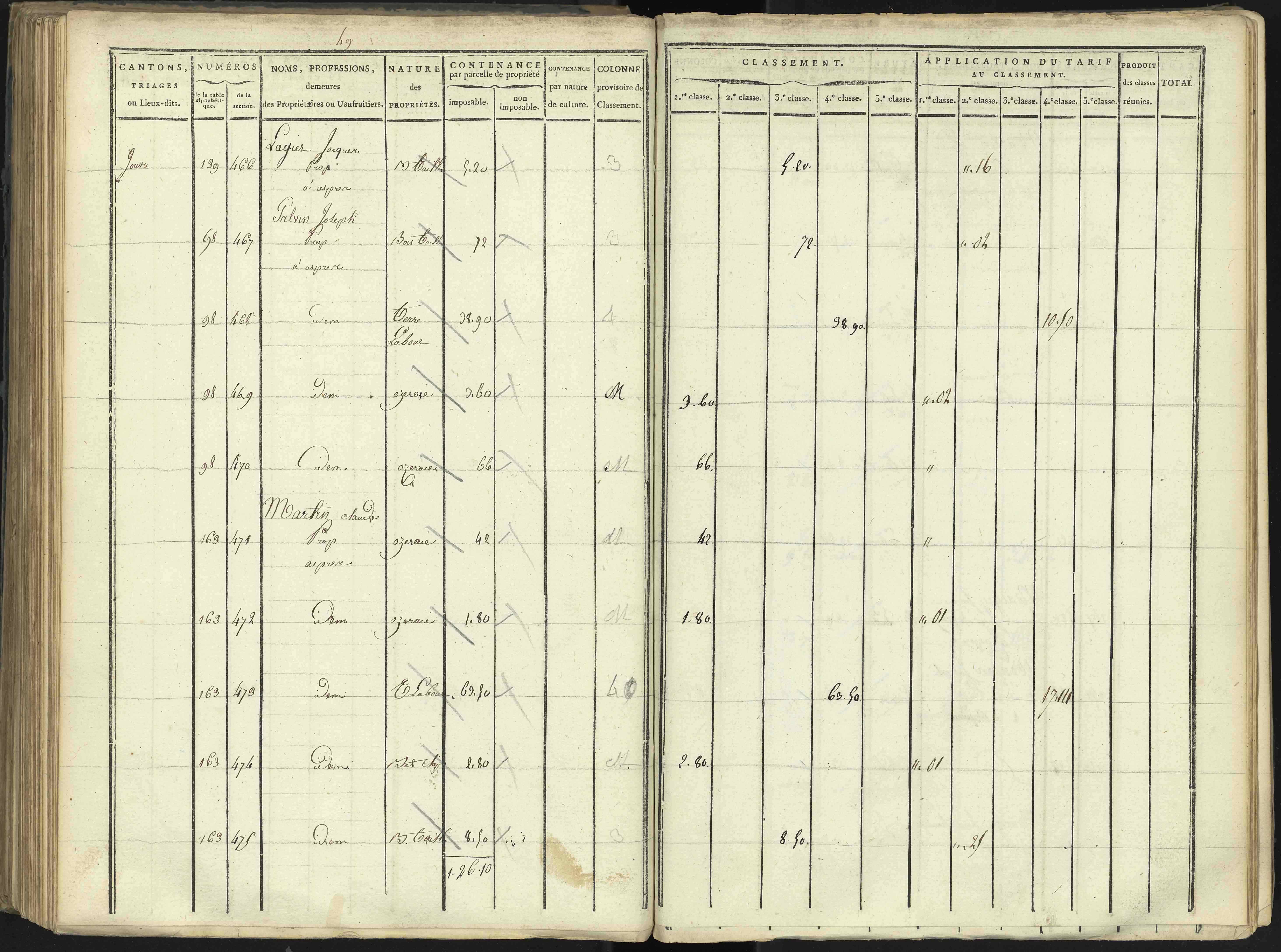 Aspres-lès-Corps - 3 P 176/3 - 3 P 176/3 - Section C