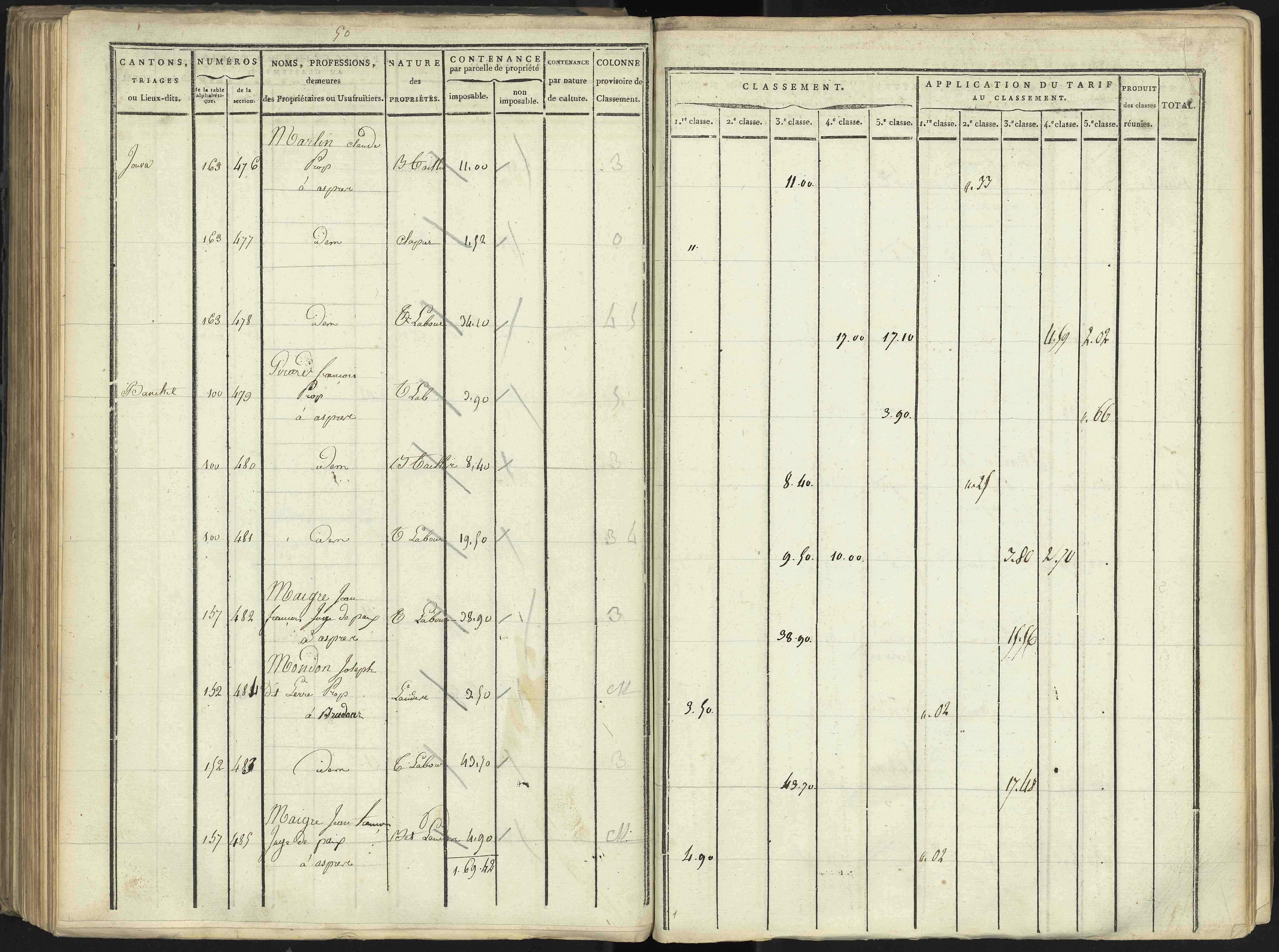 Aspres-lès-Corps - 3 P 176/3 - 3 P 176/3 - Section C
