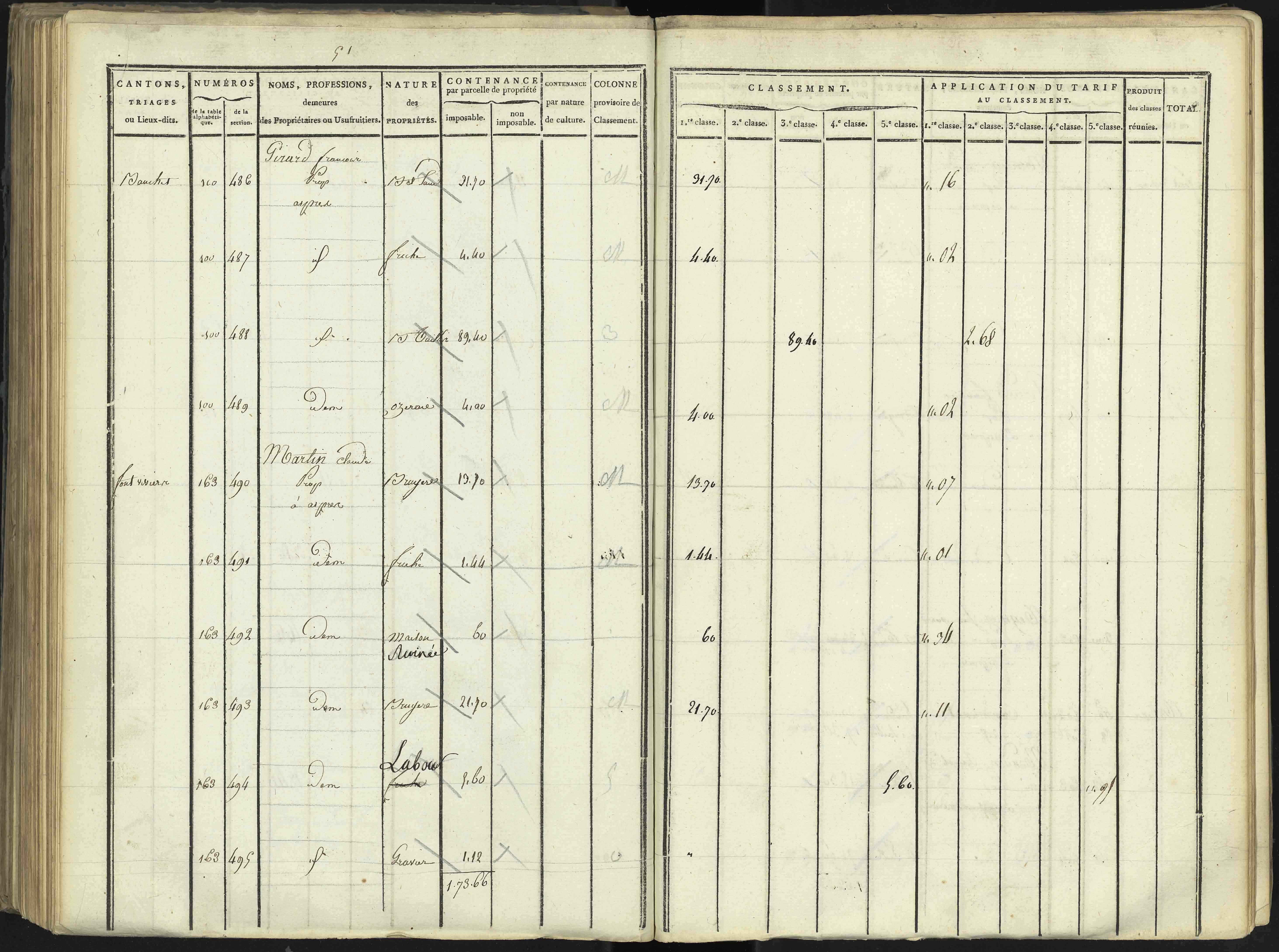 Aspres-lès-Corps - 3 P 176/3 - 3 P 176/3 - Section C