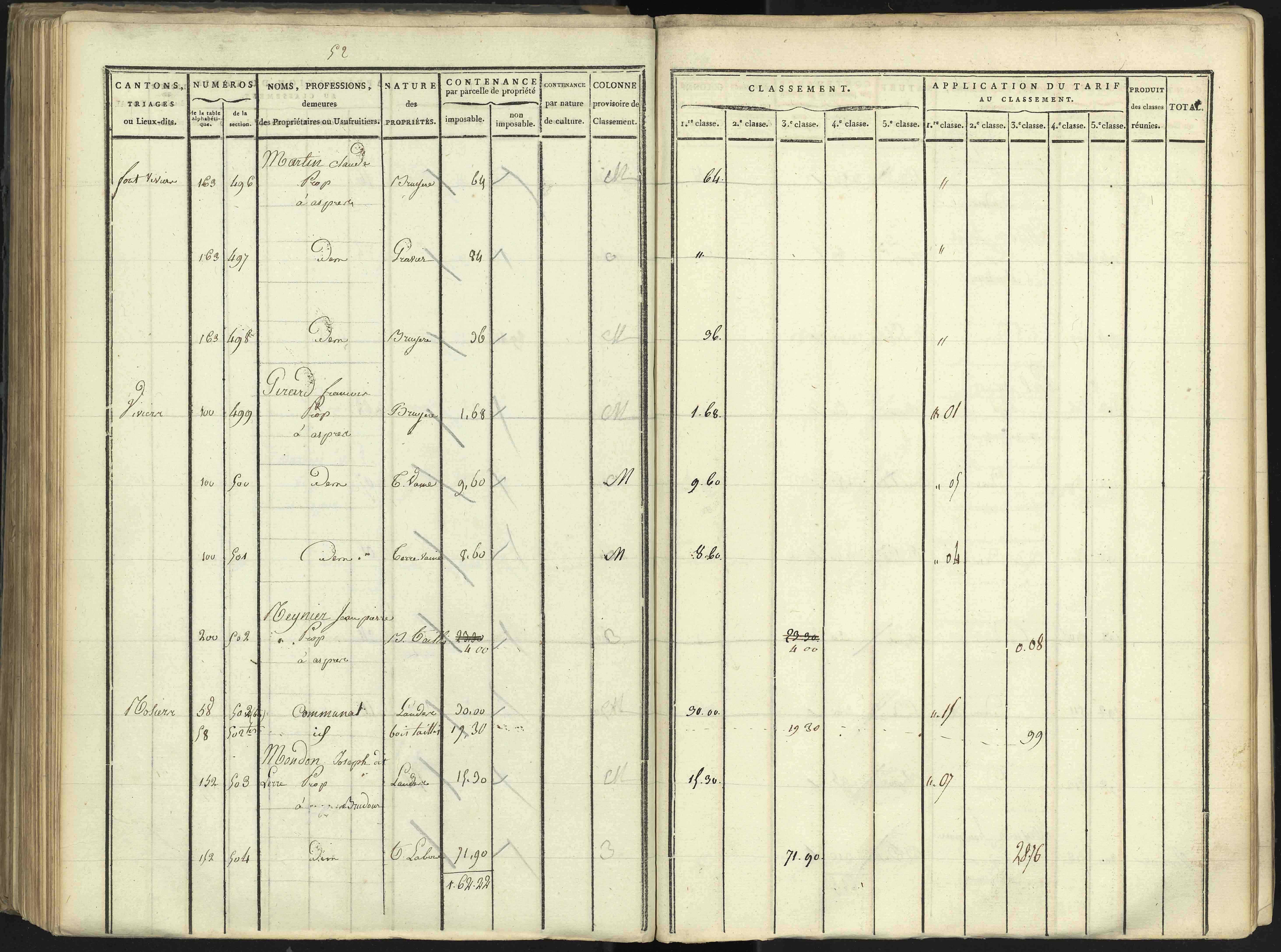 Aspres-lès-Corps - 3 P 176/3 - 3 P 176/3 - Section C
