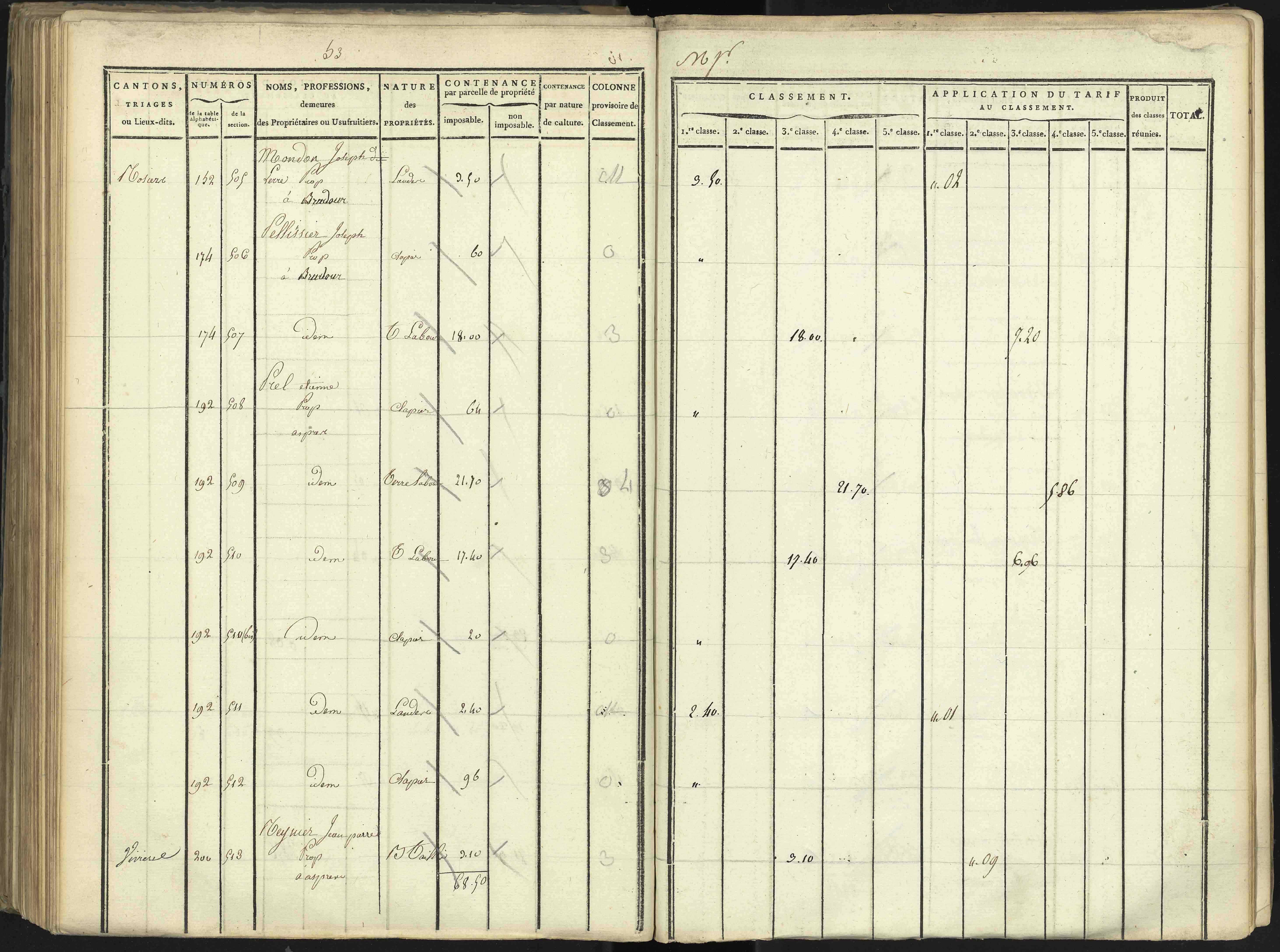 Aspres-lès-Corps - 3 P 176/3 - 3 P 176/3 - Section C