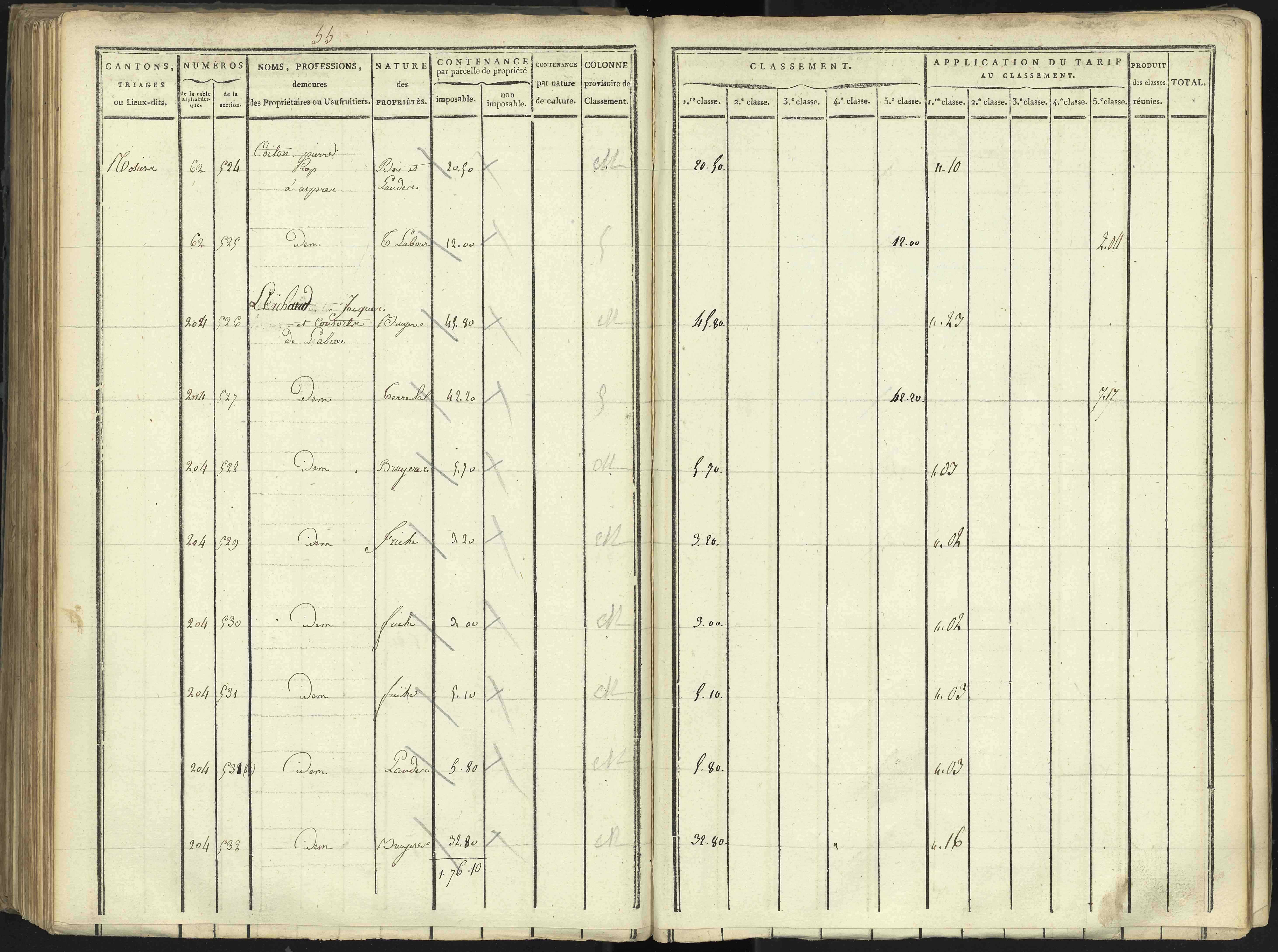 Aspres-lès-Corps - 3 P 176/3 - 3 P 176/3 - Section C