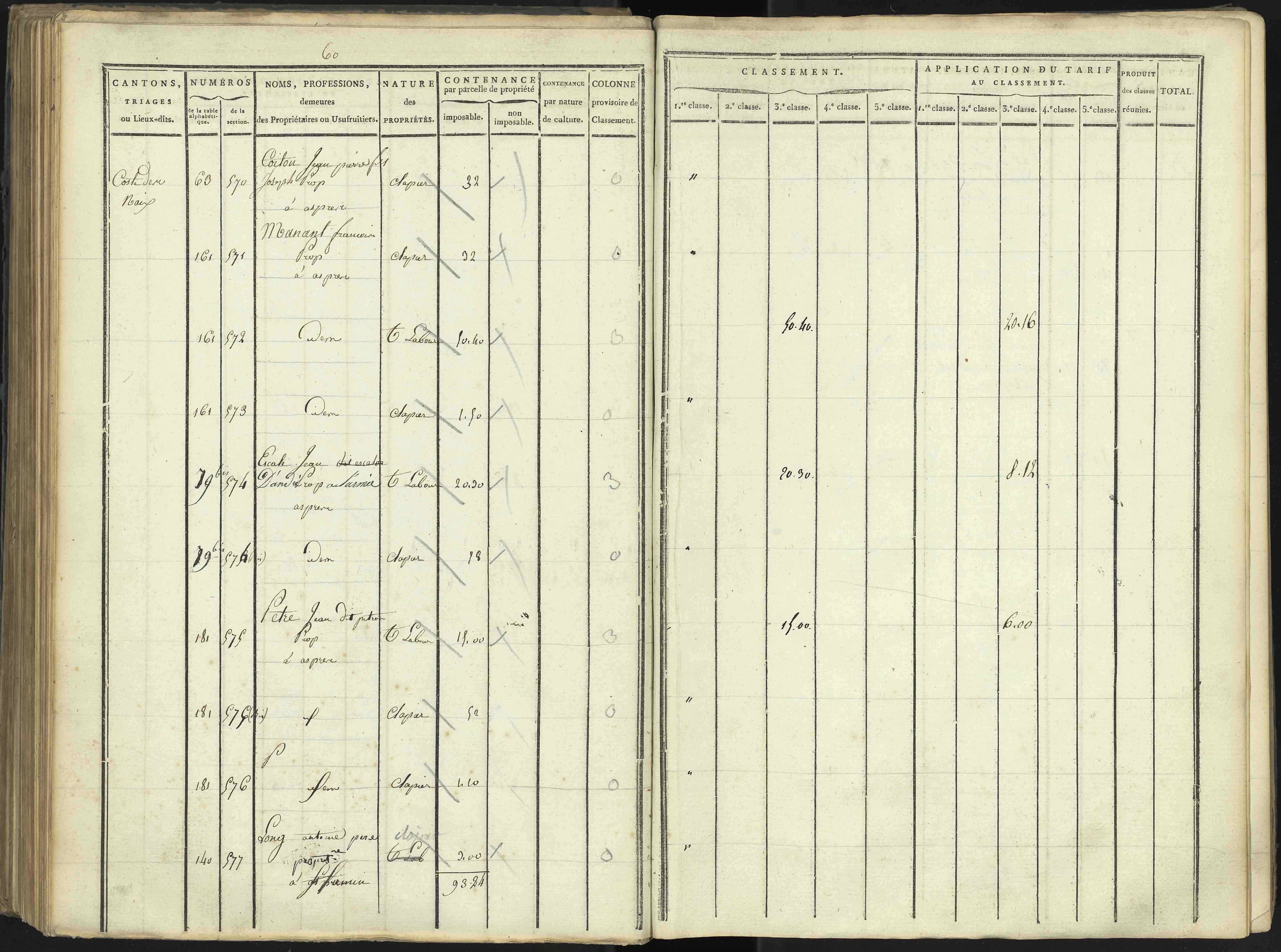Aspres-lès-Corps - 3 P 176/3 - 3 P 176/3 - Section C
