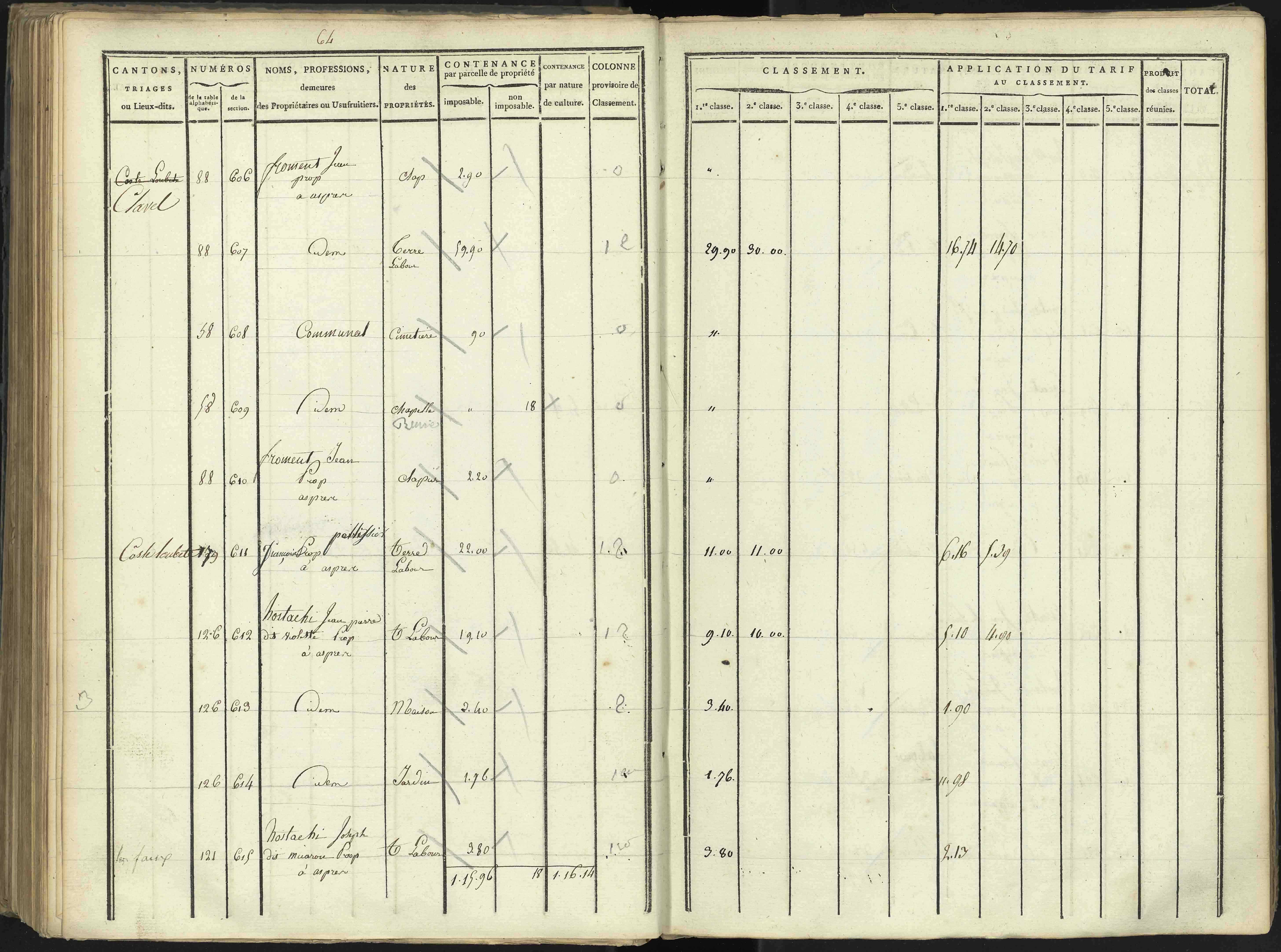 Aspres-lès-Corps - 3 P 176/3 - 3 P 176/3 - Section C