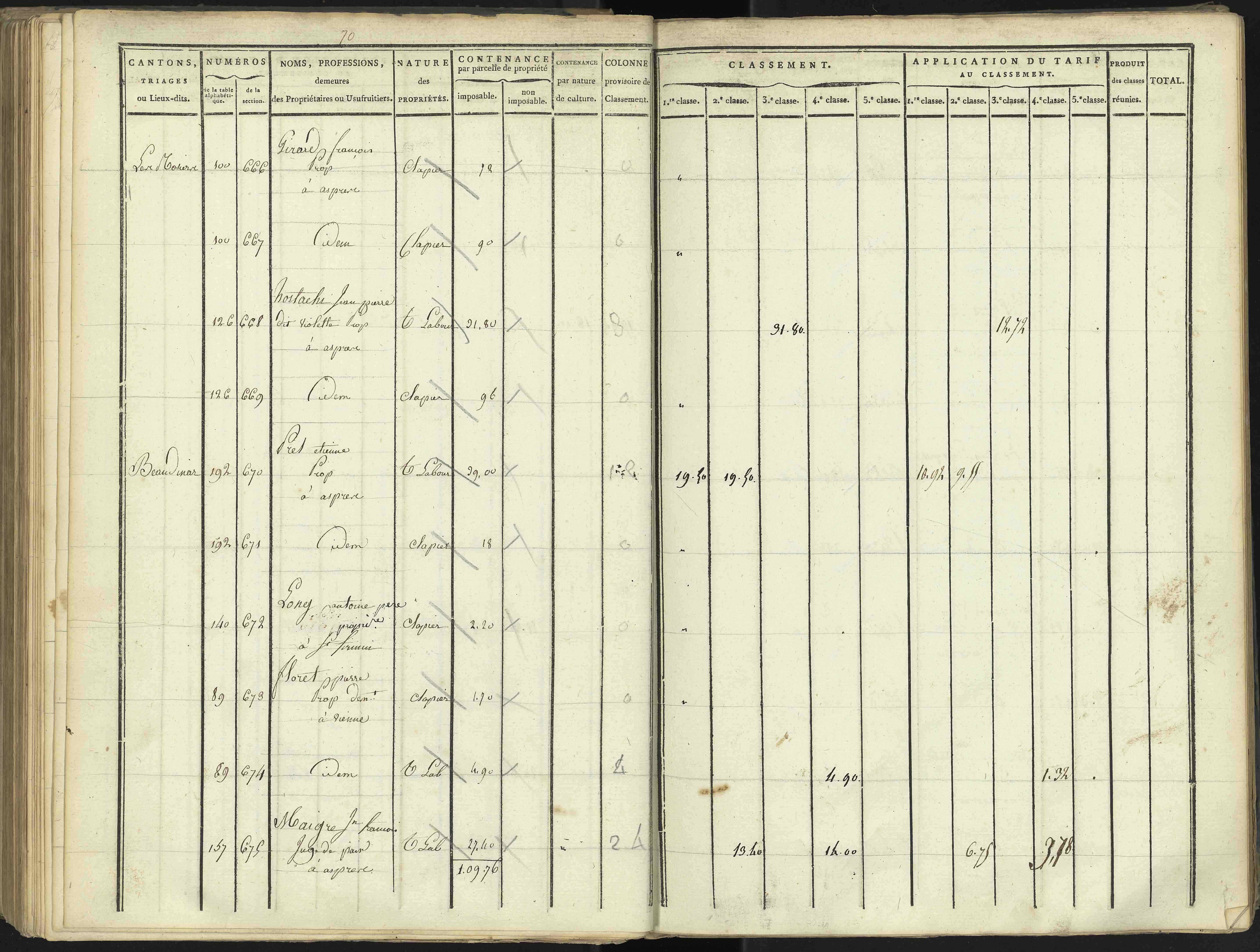 Aspres-lès-Corps - 3 P 176/3 - 3 P 176/3 - Section C