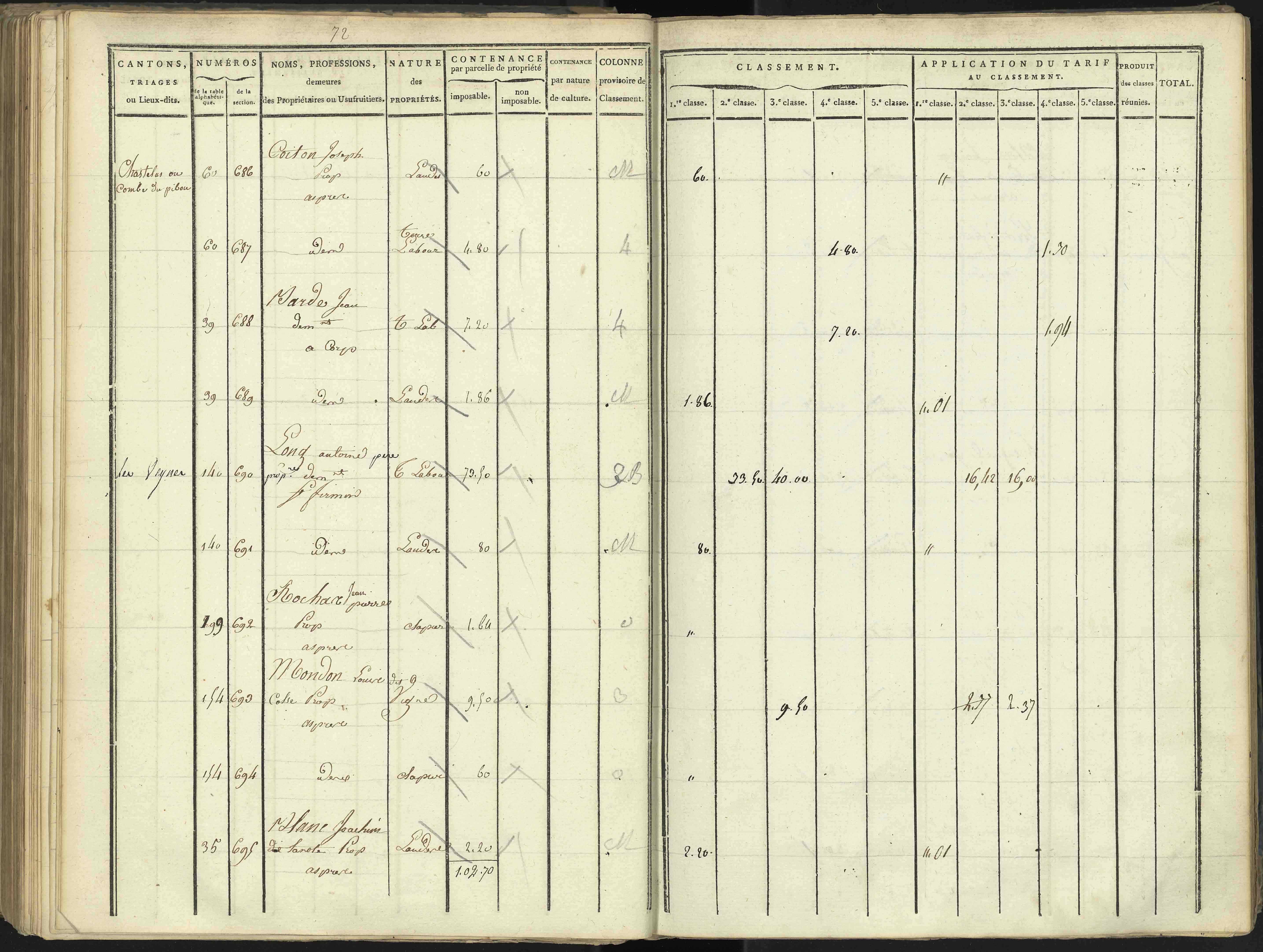 Aspres-lès-Corps - 3 P 176/3 - 3 P 176/3 - Section C