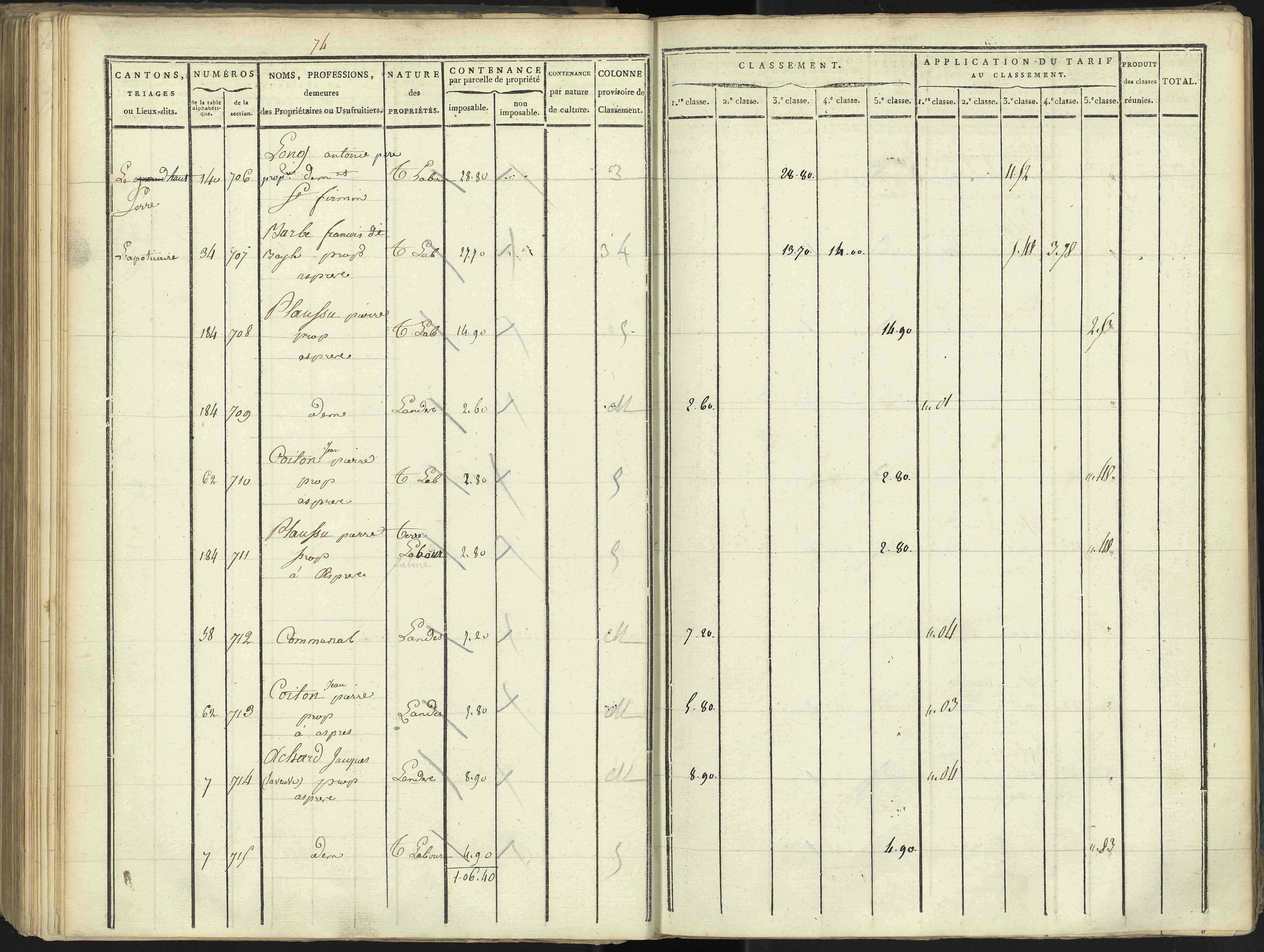 Aspres-lès-Corps - 3 P 176/3 - 3 P 176/3 - Section C