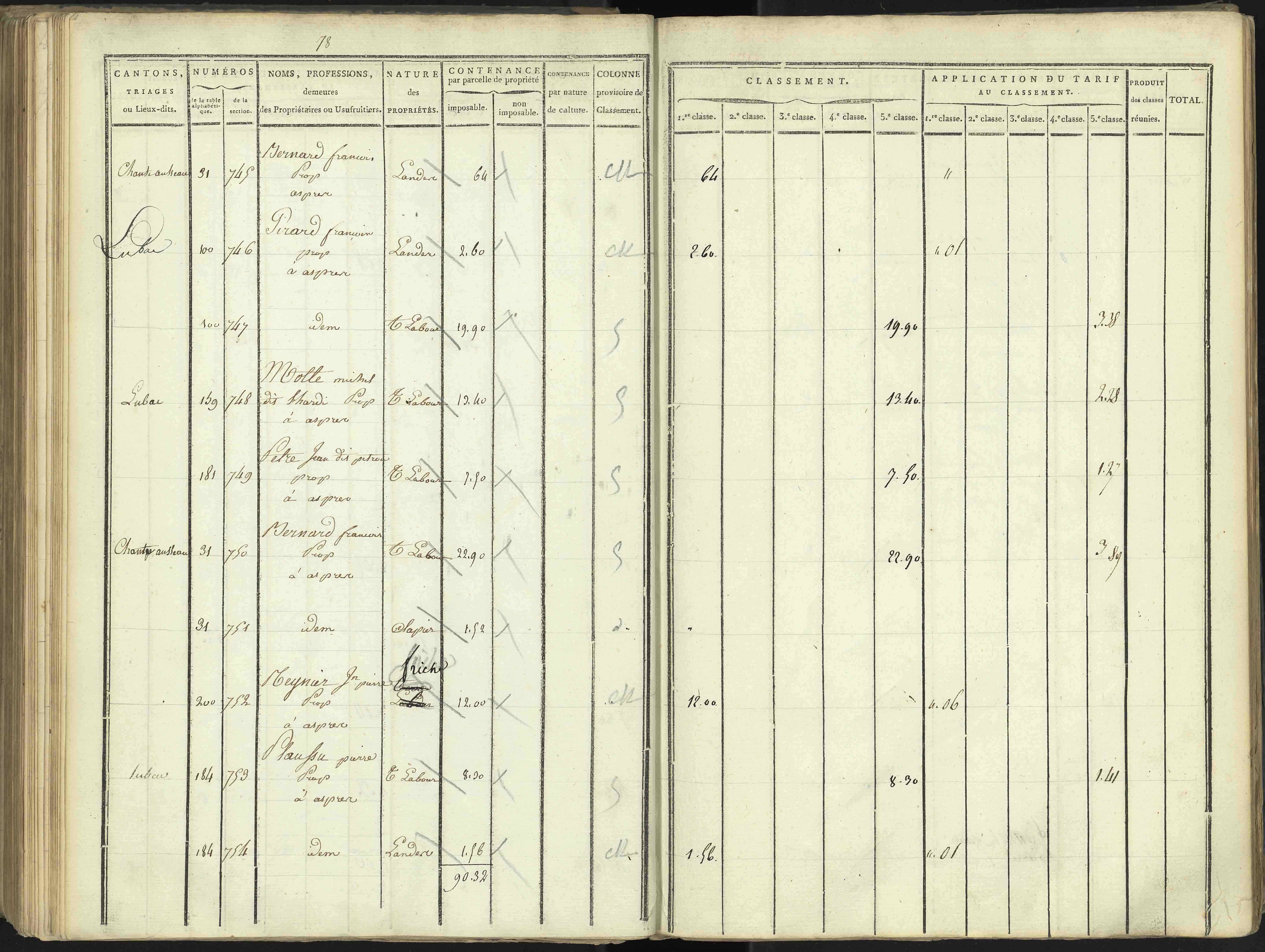 Aspres-lès-Corps - 3 P 176/3 - 3 P 176/3 - Section C