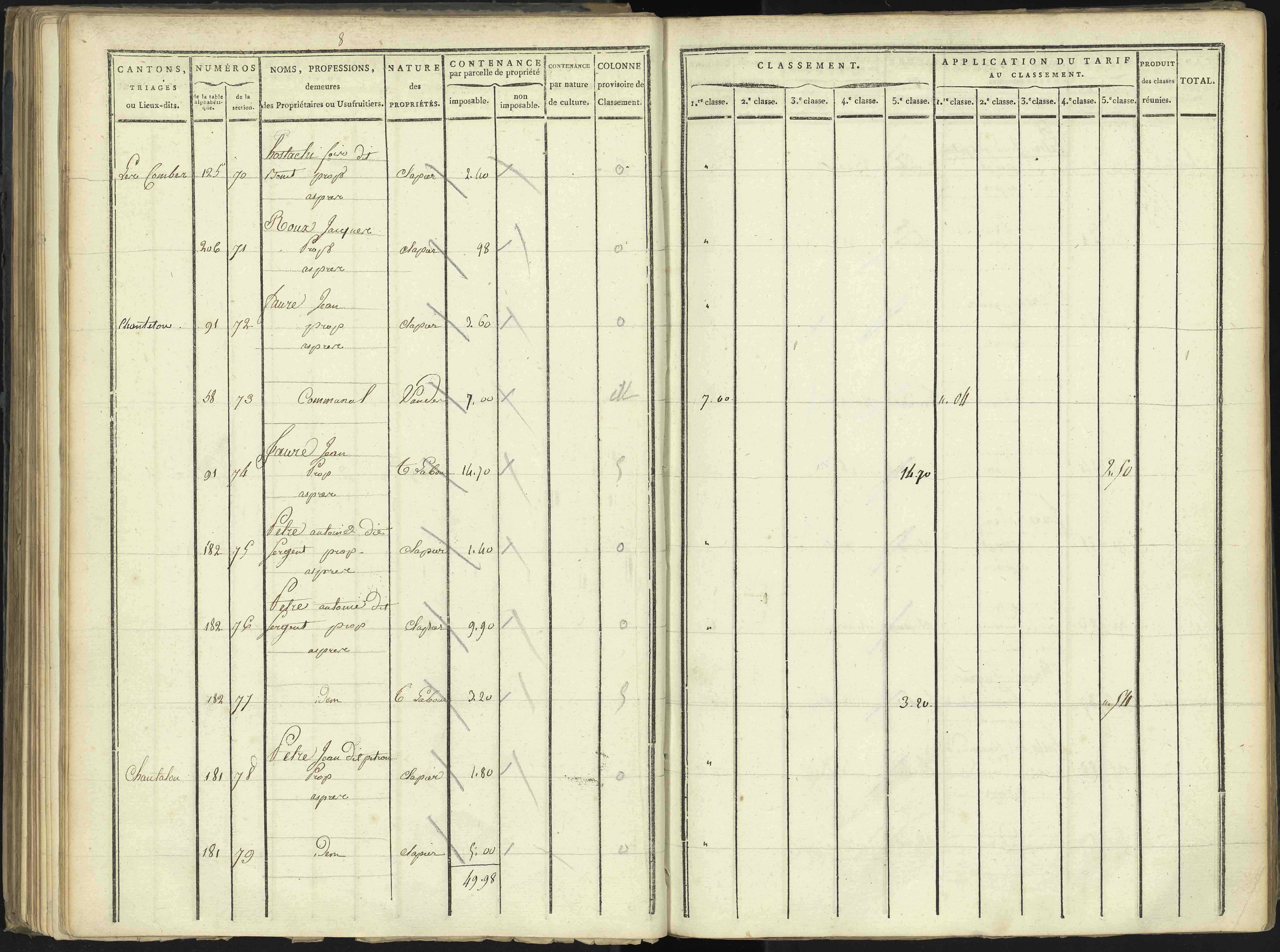 Aspres-lès-Corps - 3 P 176/3 - 3 P 176/3 - Section C