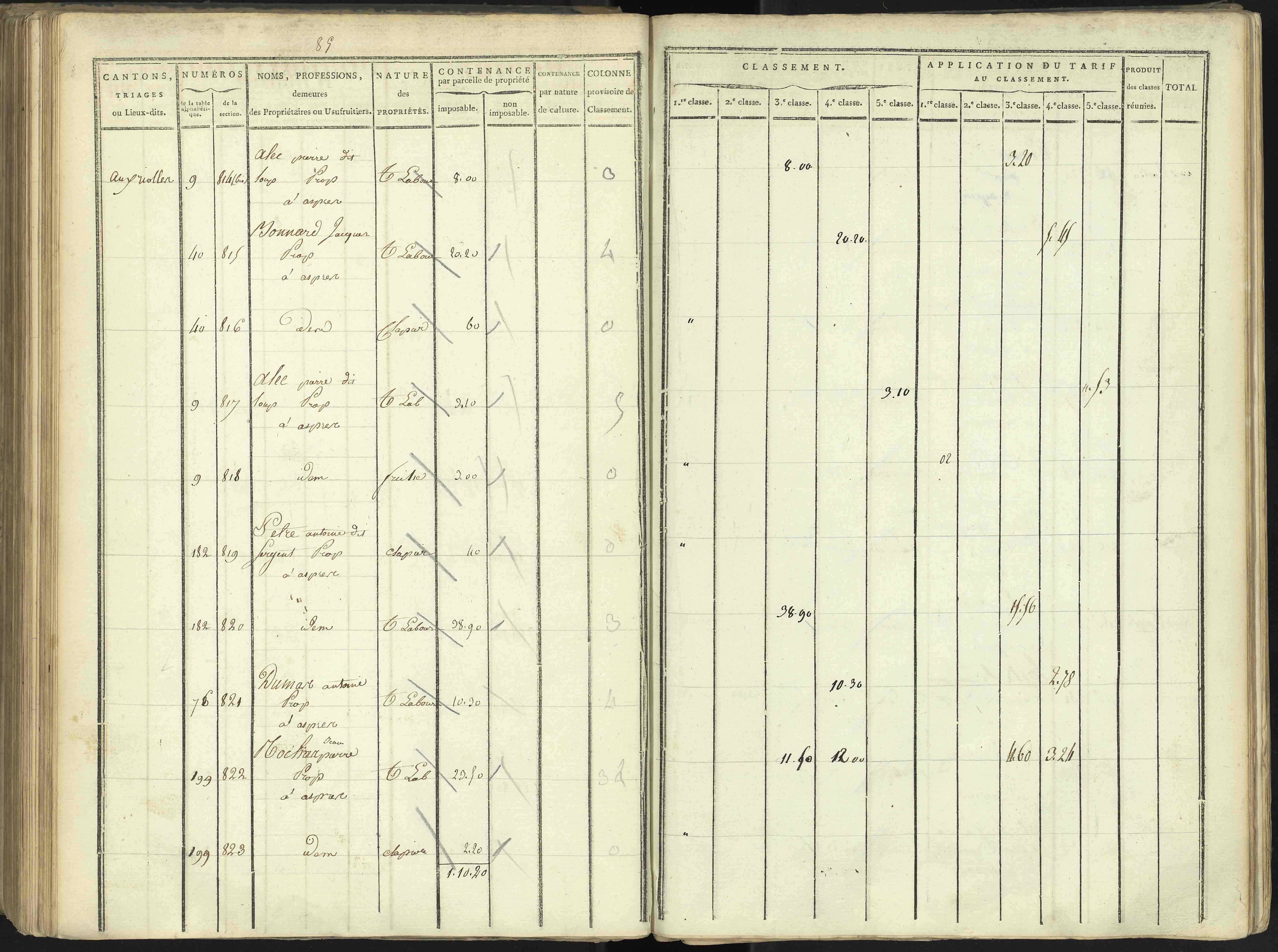 Aspres-lès-Corps - 3 P 176/3 - 3 P 176/3 - Section C