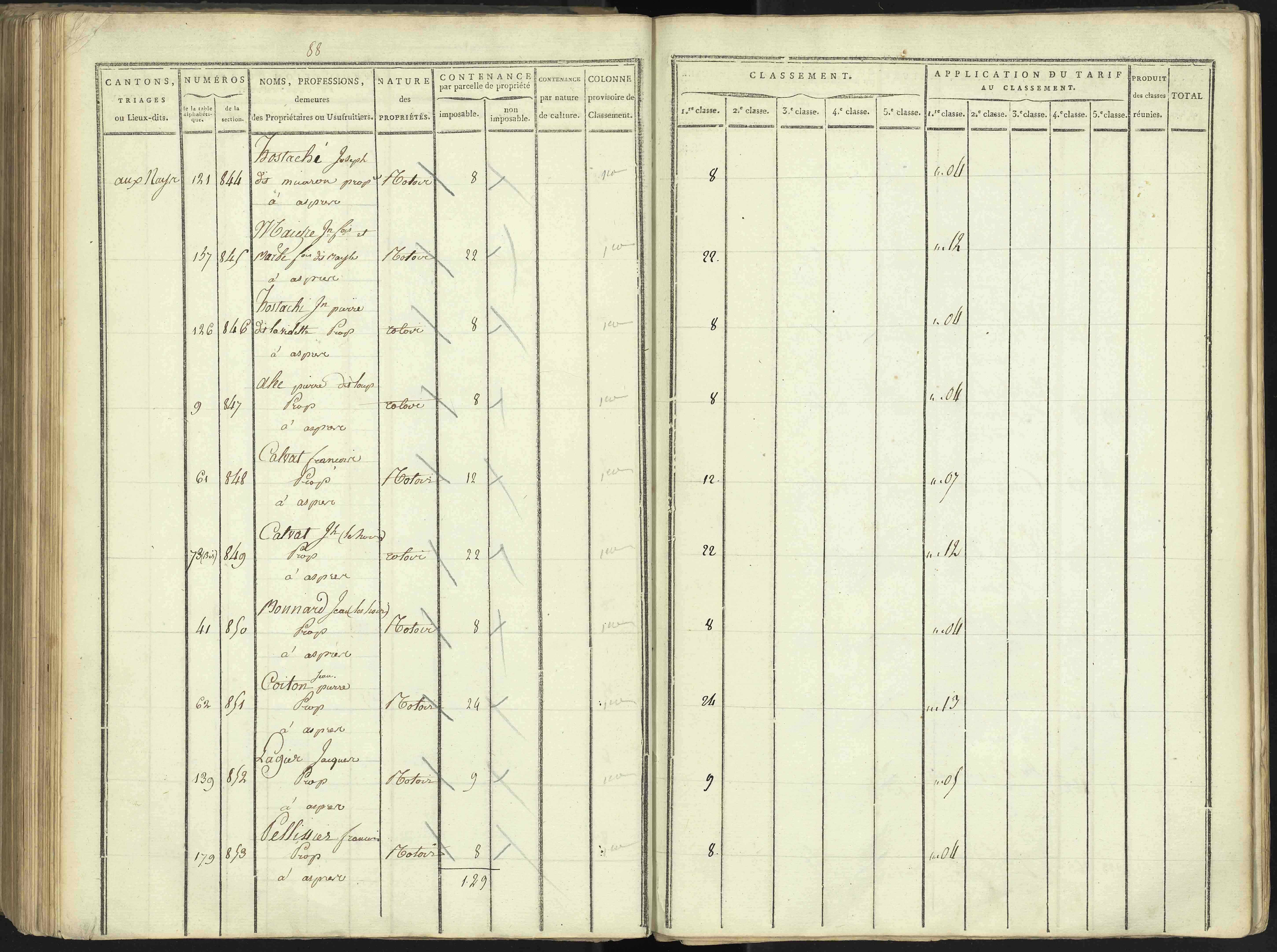 Aspres-lès-Corps - 3 P 176/3 - 3 P 176/3 - Section C
