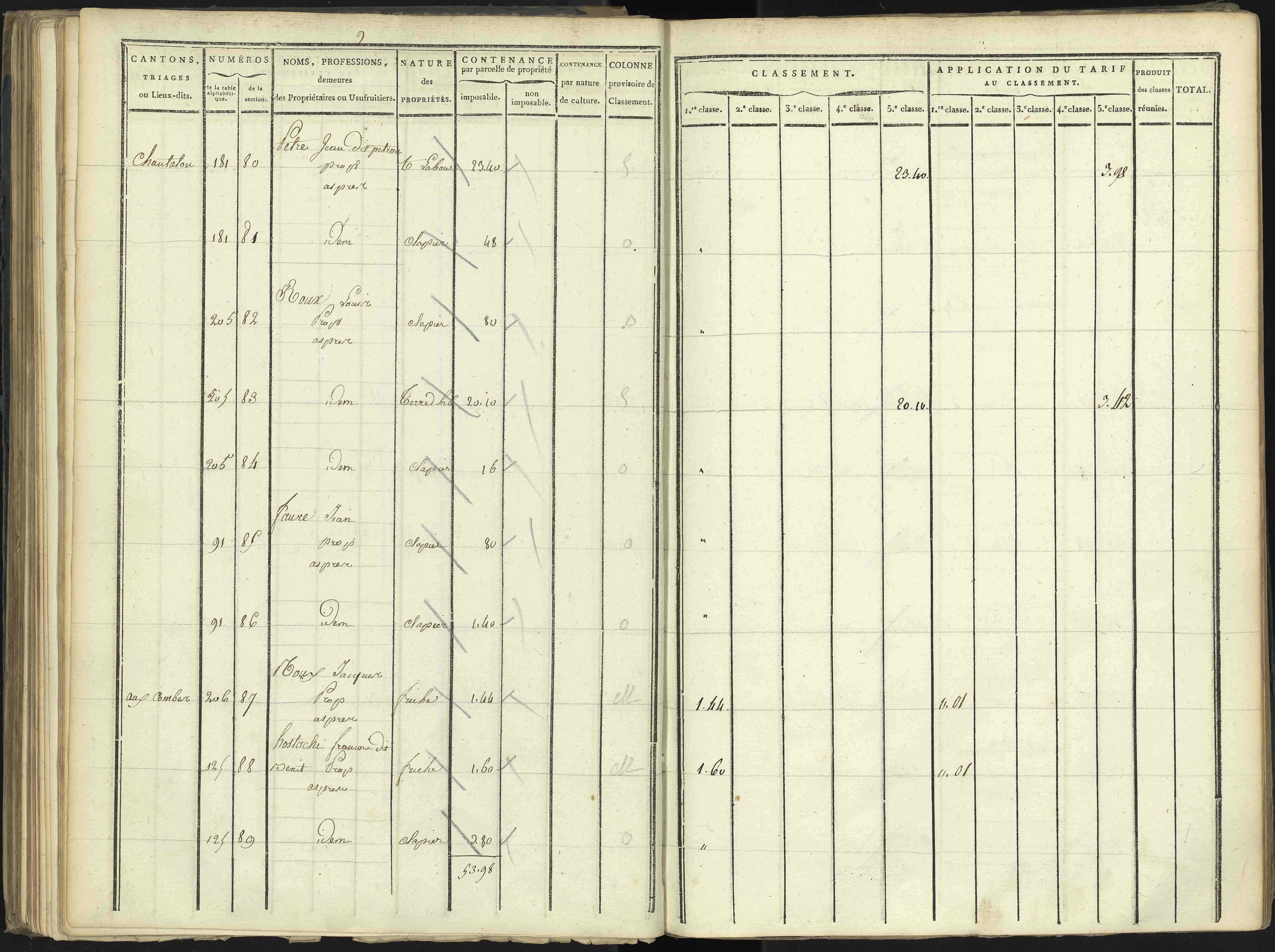 Aspres-lès-Corps - 3 P 176/3 - 3 P 176/3 - Section C
