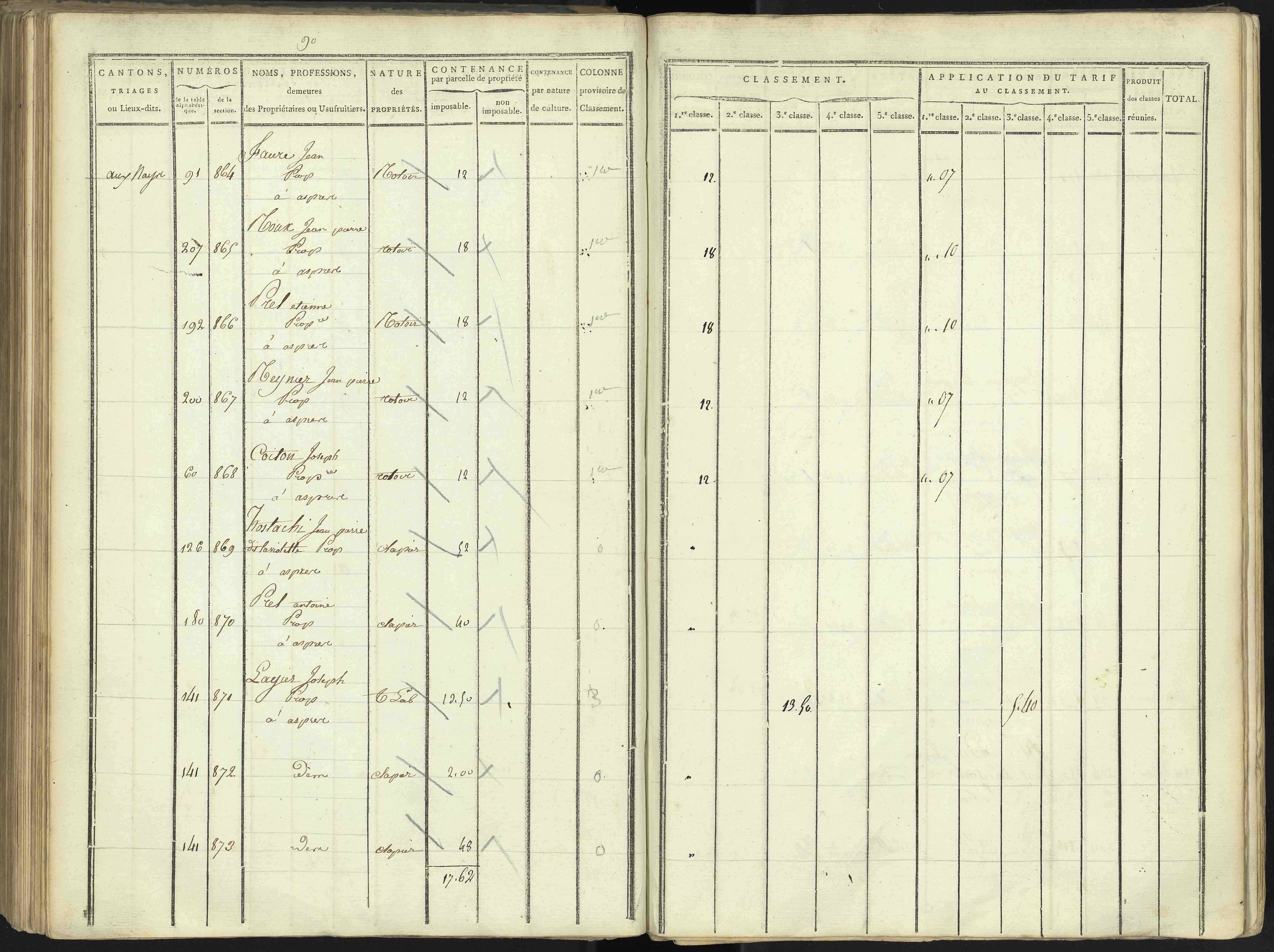 Aspres-lès-Corps - 3 P 176/3 - 3 P 176/3 - Section C