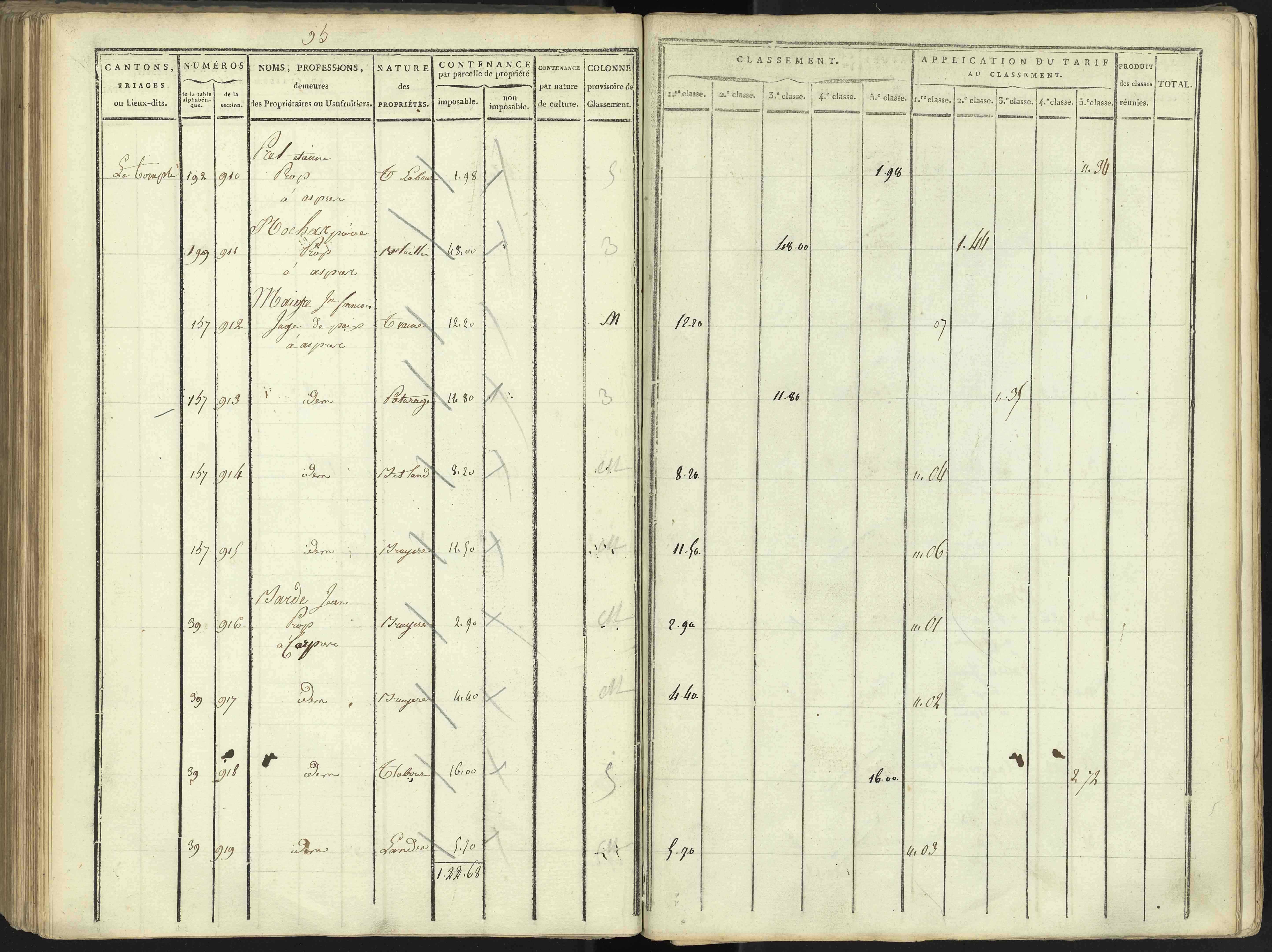 Aspres-lès-Corps - 3 P 176/3 - 3 P 176/3 - Section C