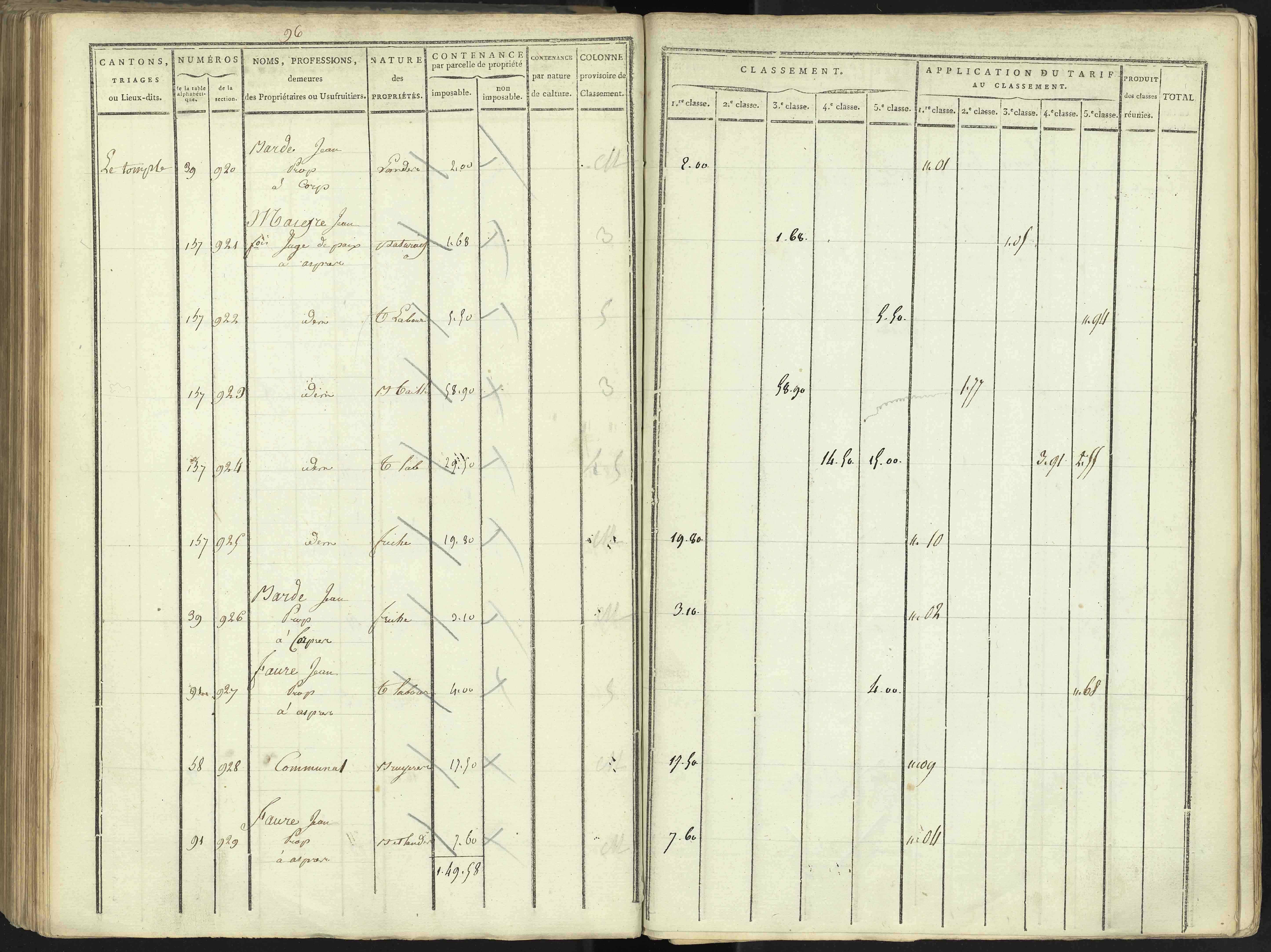 Aspres-lès-Corps - 3 P 176/3 - 3 P 176/3 - Section C