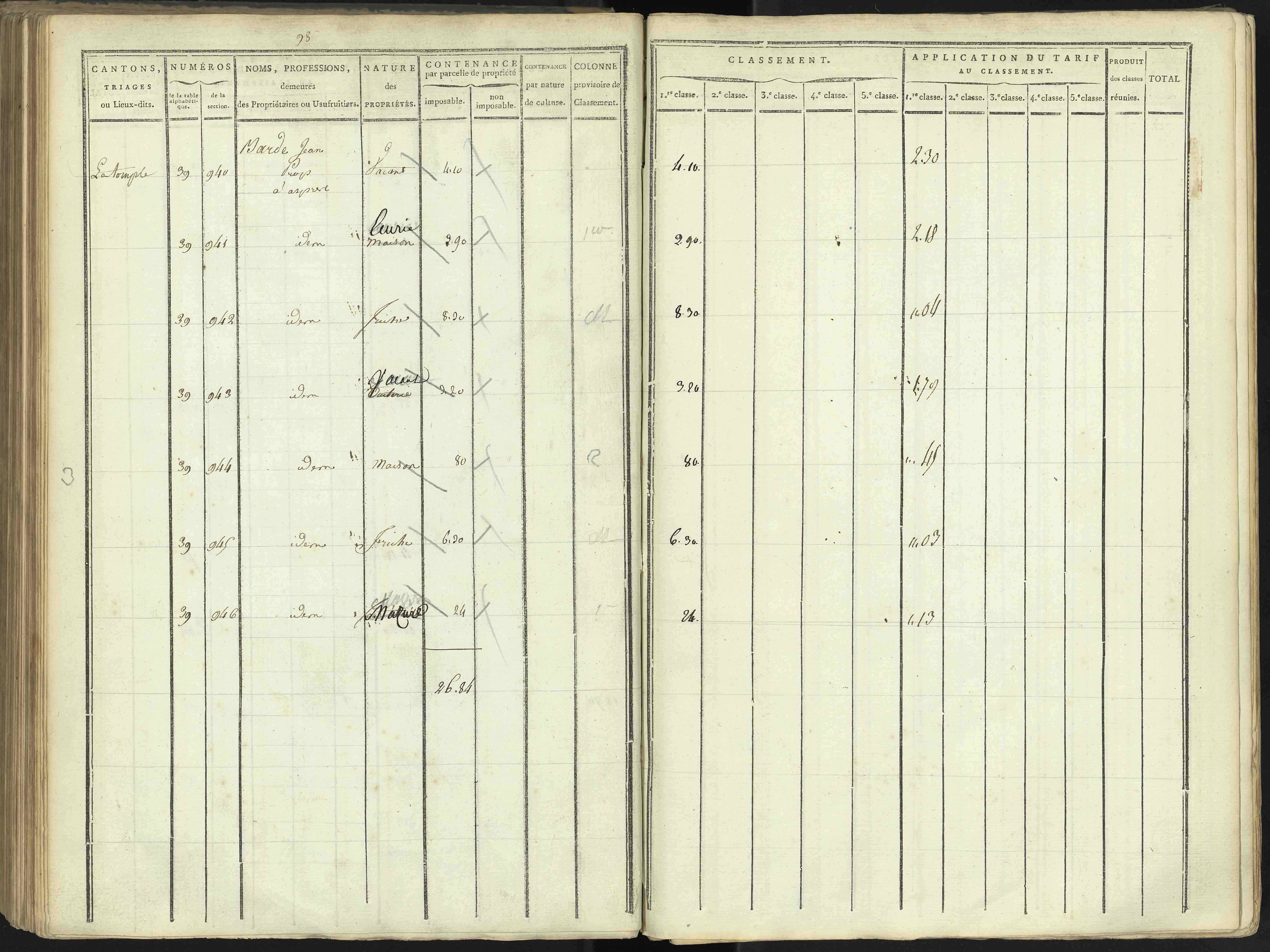 Aspres-lès-Corps - 3 P 176/3 - 3 P 176/3 - Section C