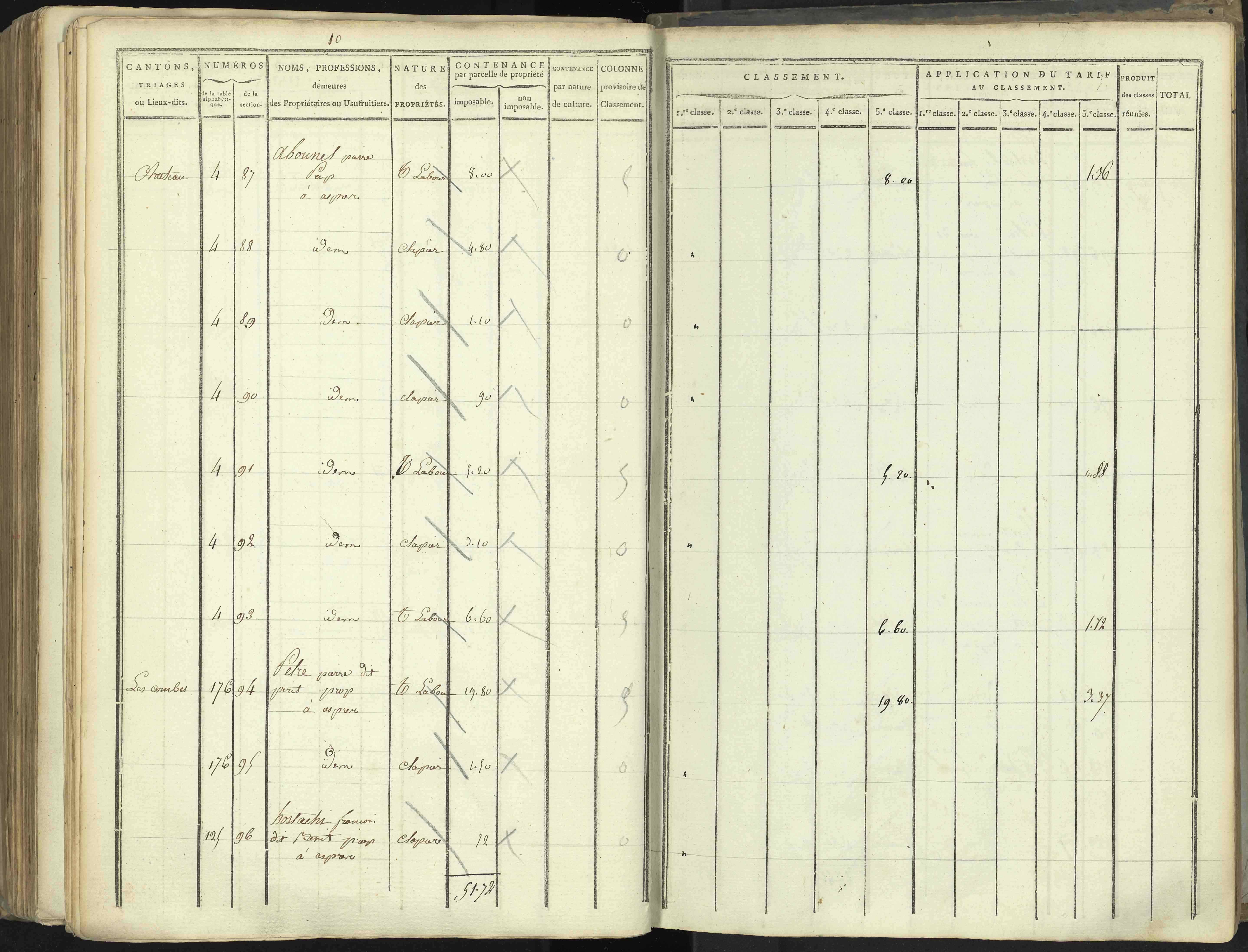 Aspres-lès-Corps - 3 P 176/5 - 3 P 176/5 - Section E