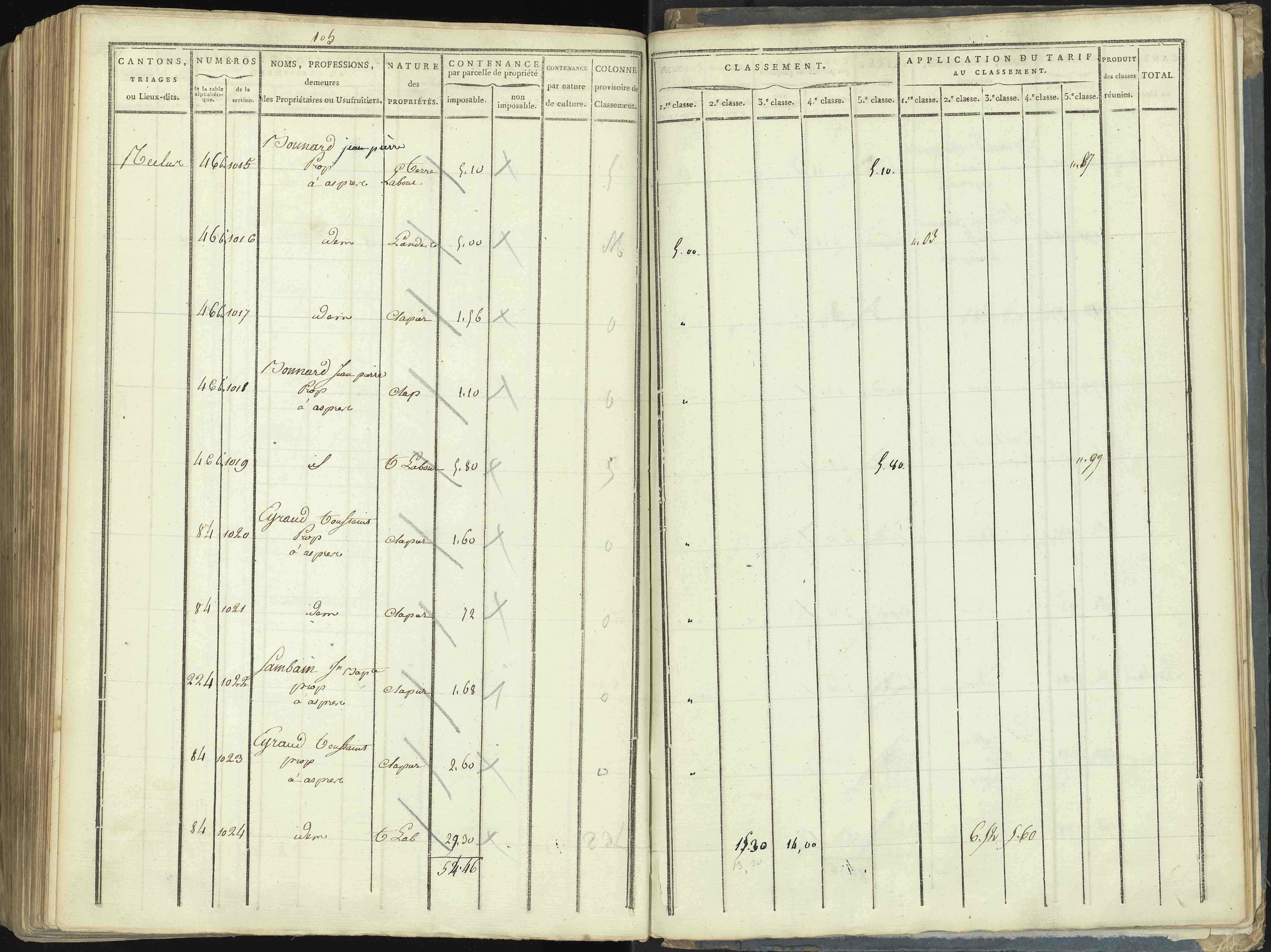 Aspres-lès-Corps - 3 P 176/5 - 3 P 176/5 - Section E