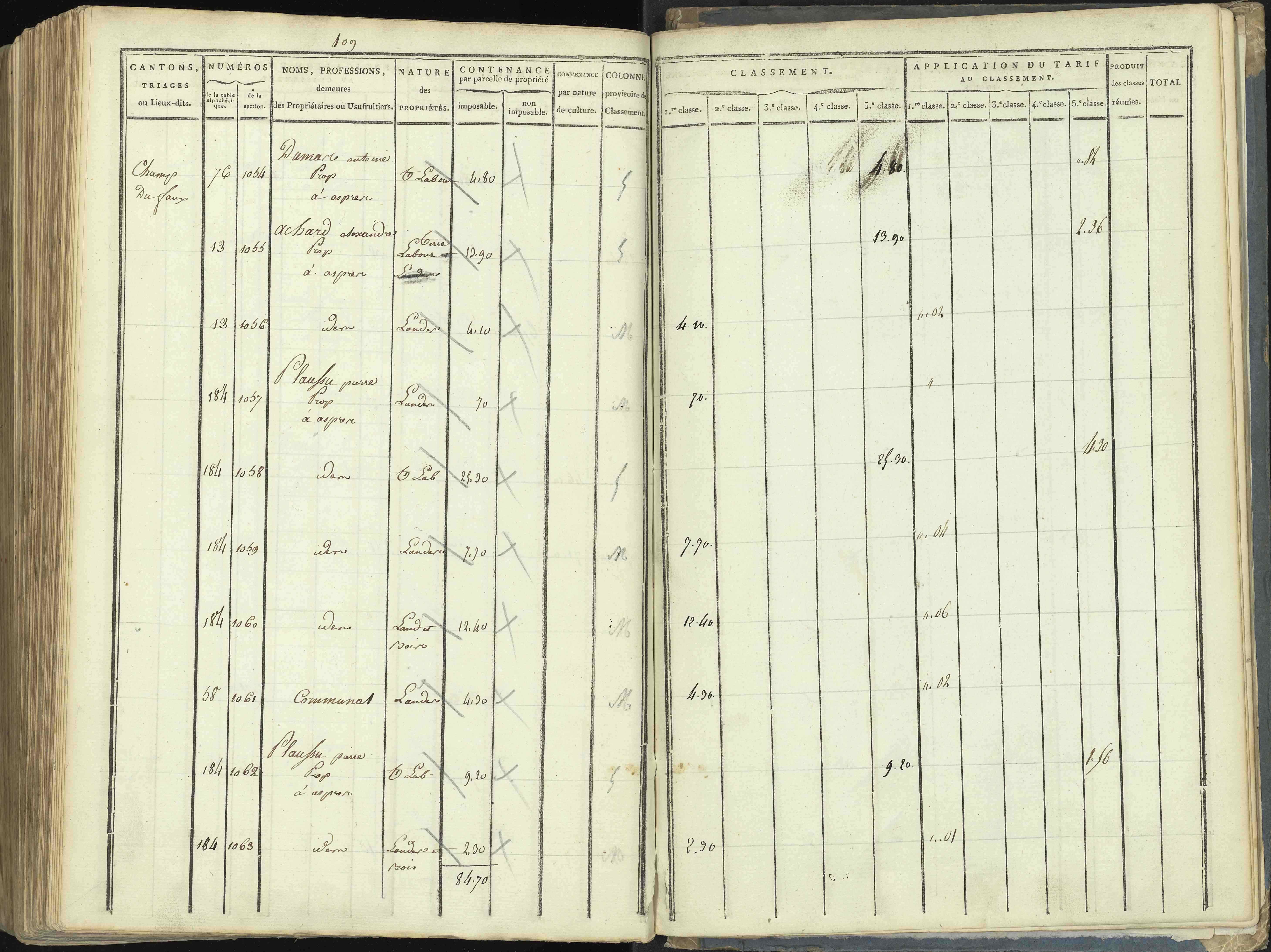 Aspres-lès-Corps - 3 P 176/5 - 3 P 176/5 - Section E