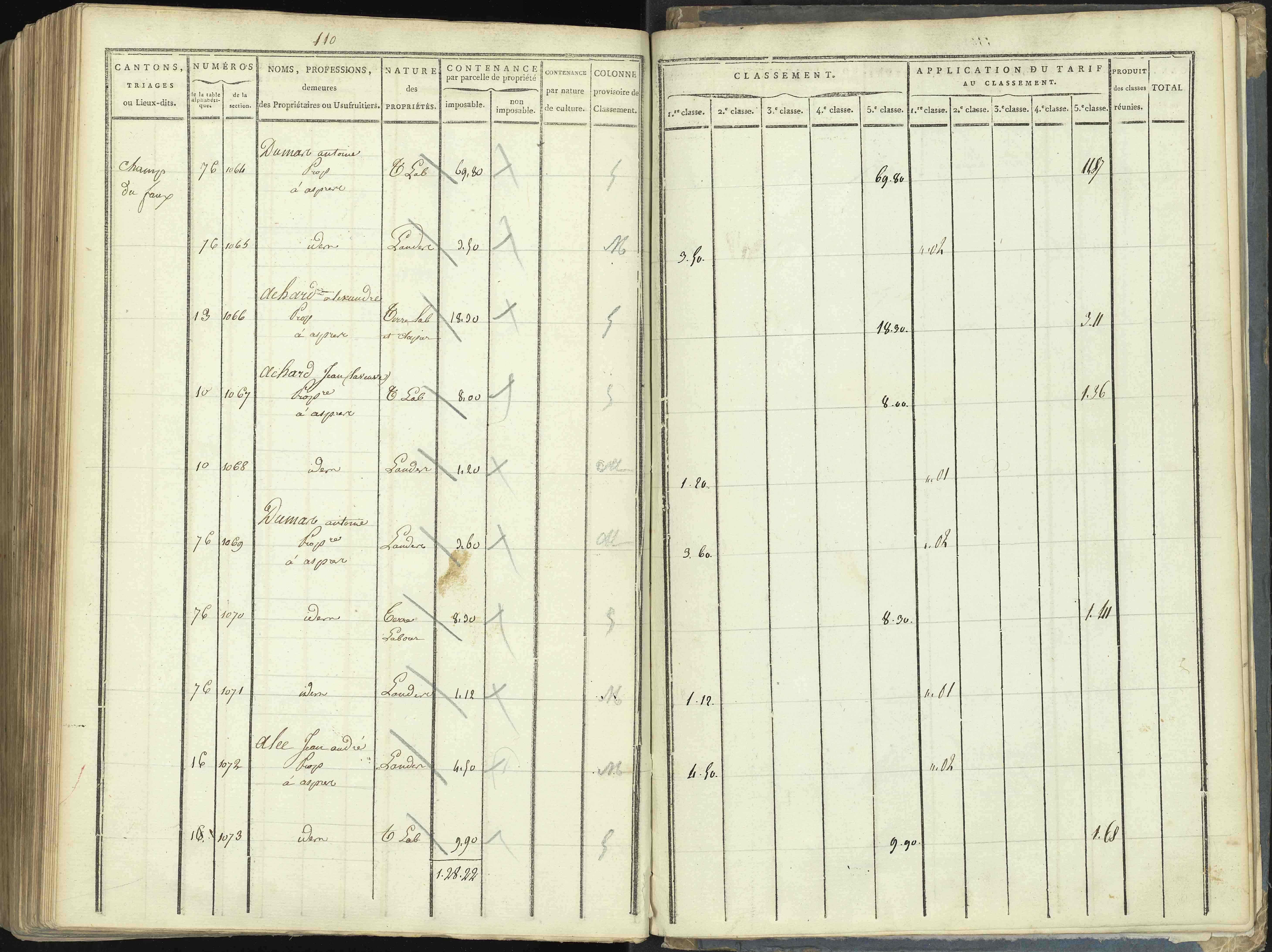 Aspres-lès-Corps - 3 P 176/5 - 3 P 176/5 - Section E