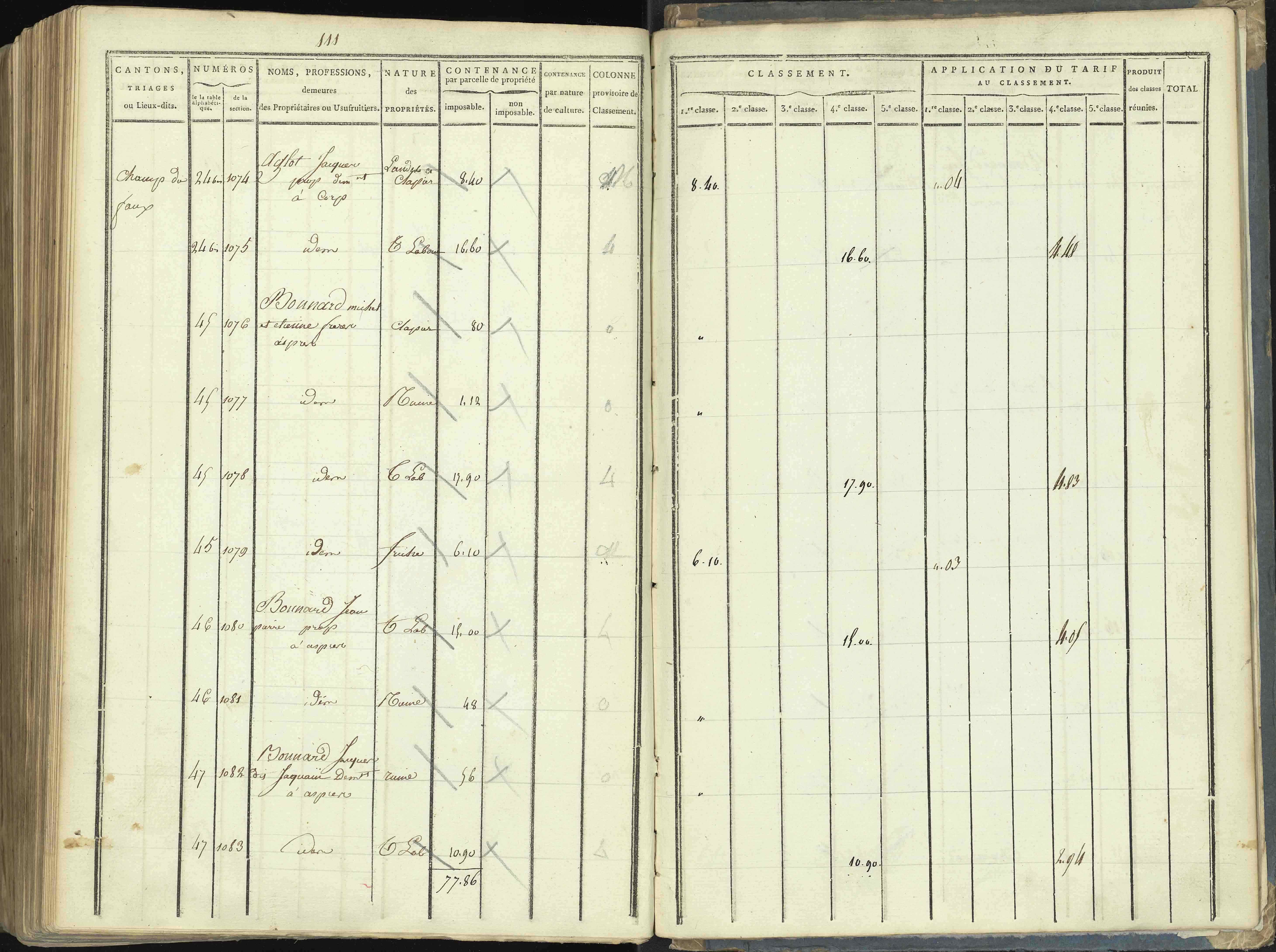 Aspres-lès-Corps - 3 P 176/5 - 3 P 176/5 - Section E