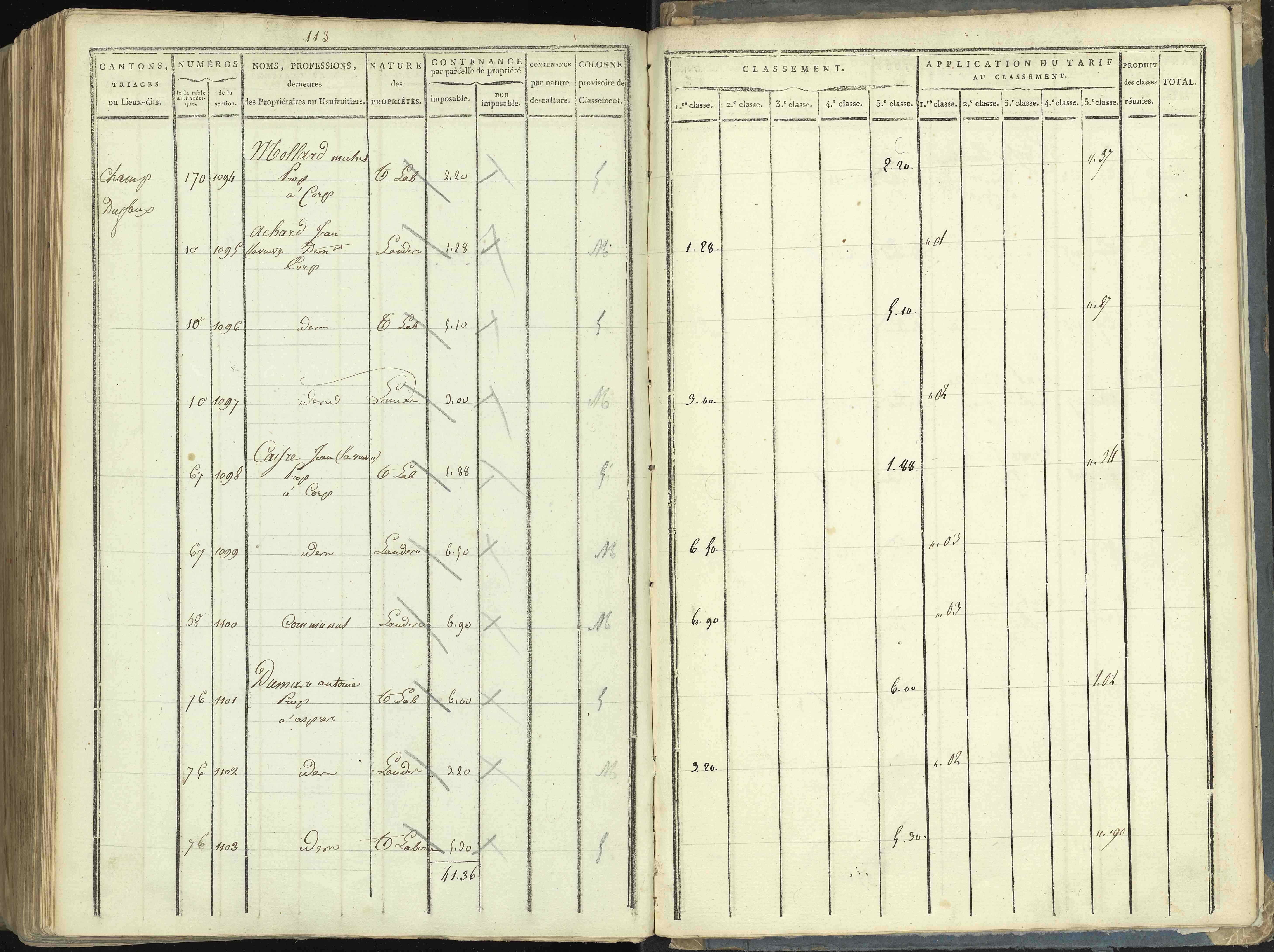 Aspres-lès-Corps - 3 P 176/5 - 3 P 176/5 - Section E
