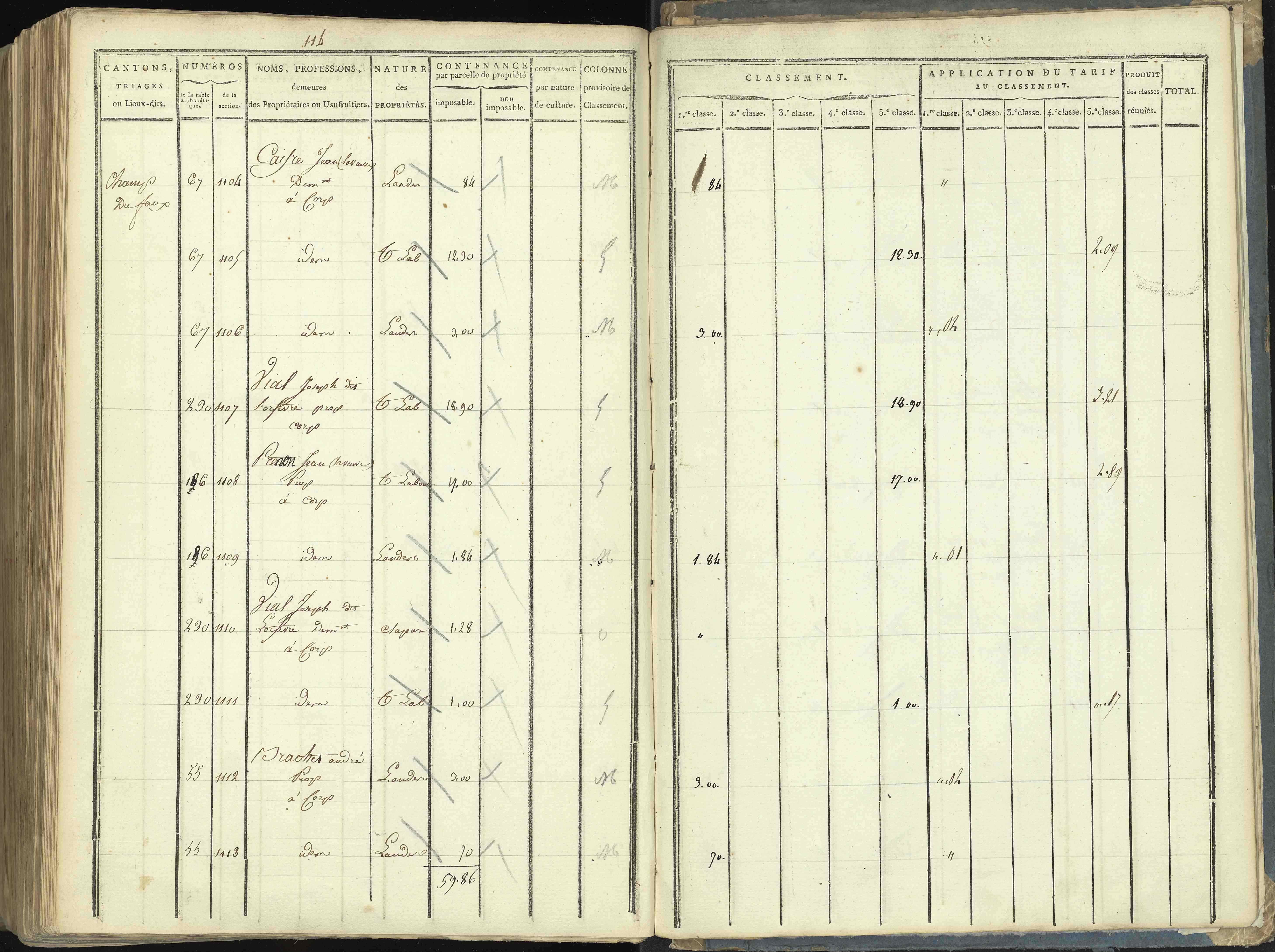 Aspres-lès-Corps - 3 P 176/5 - 3 P 176/5 - Section E
