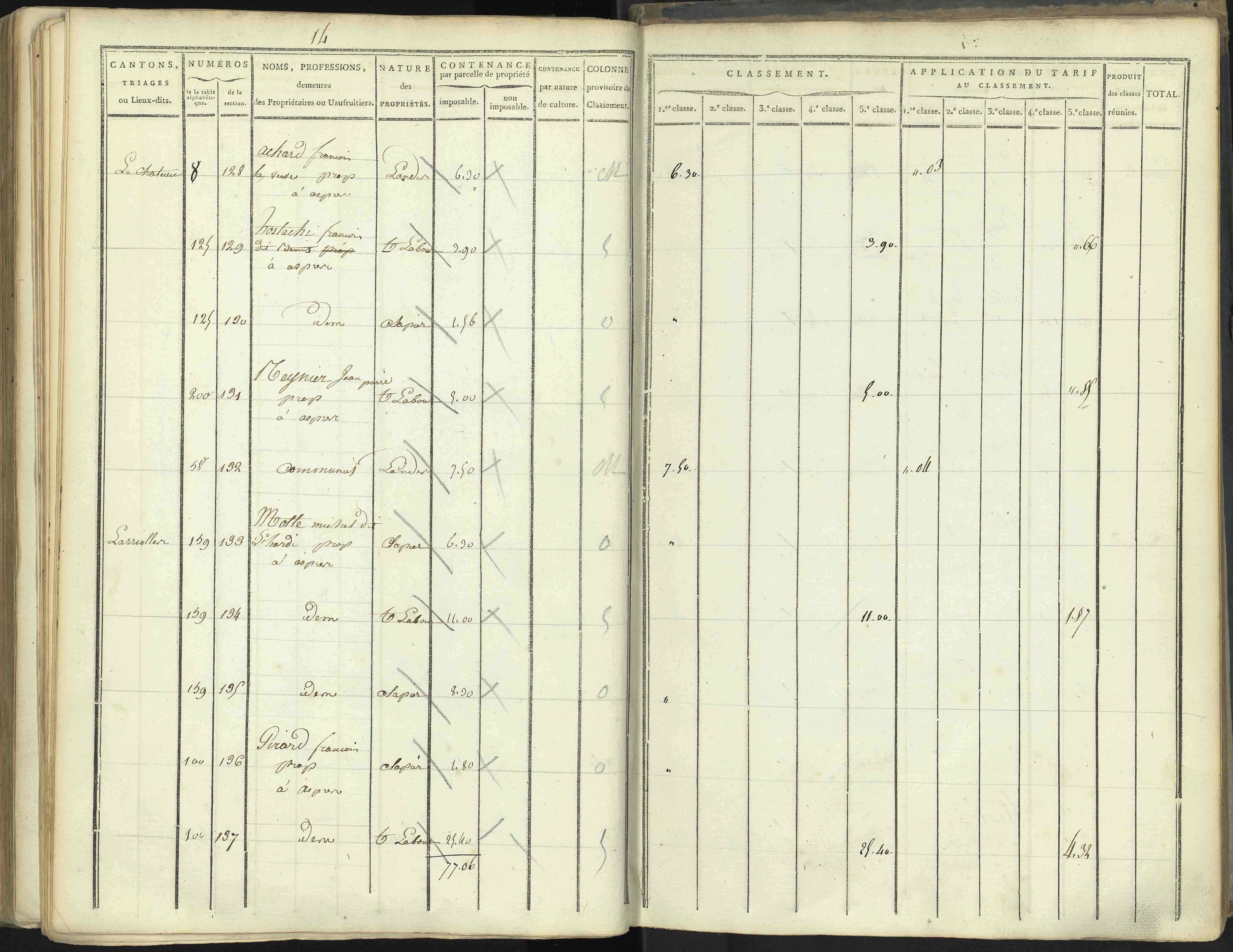Aspres-lès-Corps - 3 P 176/5 - 3 P 176/5 - Section E