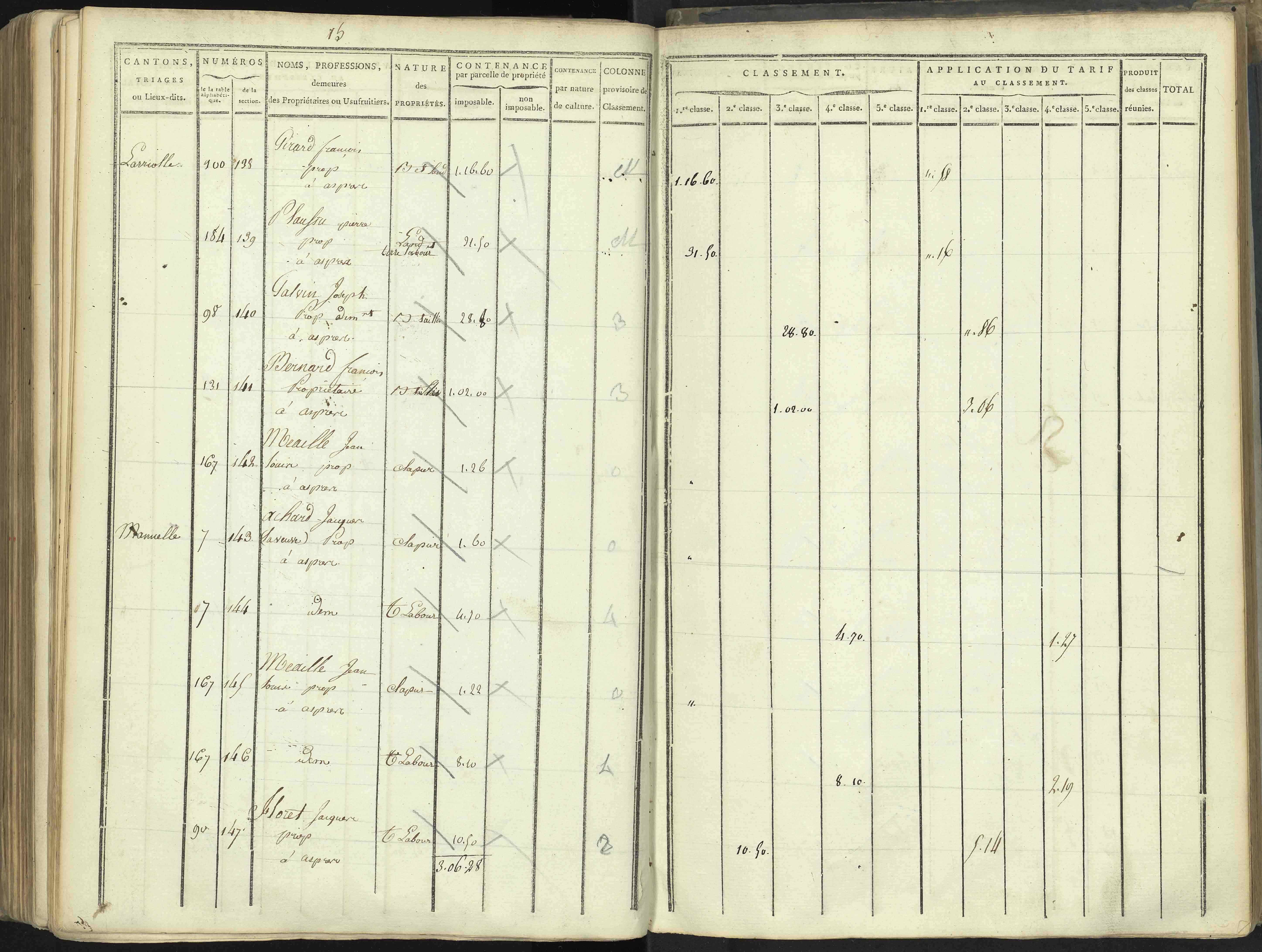 Aspres-lès-Corps - 3 P 176/5 - 3 P 176/5 - Section E