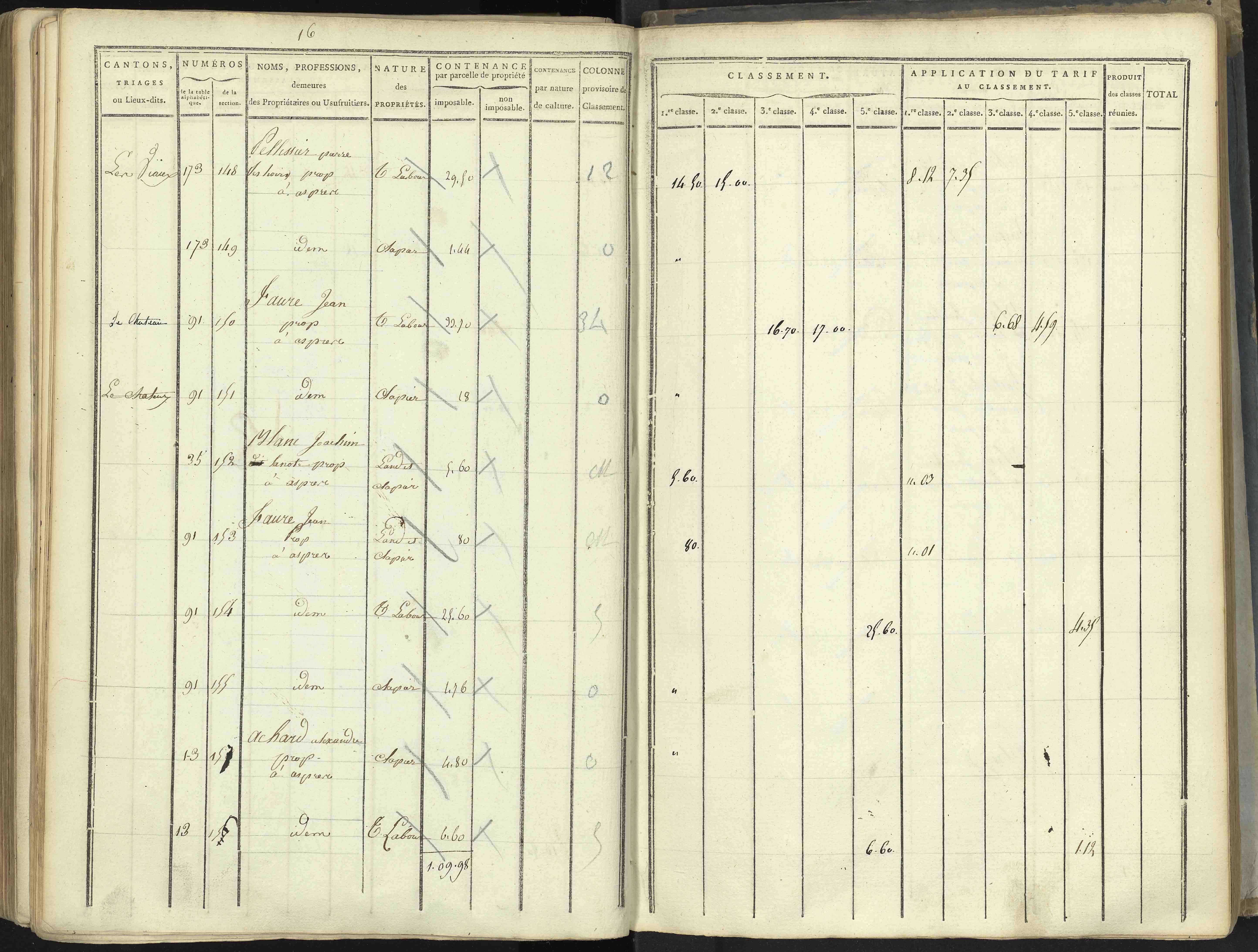 Aspres-lès-Corps - 3 P 176/5 - 3 P 176/5 - Section E