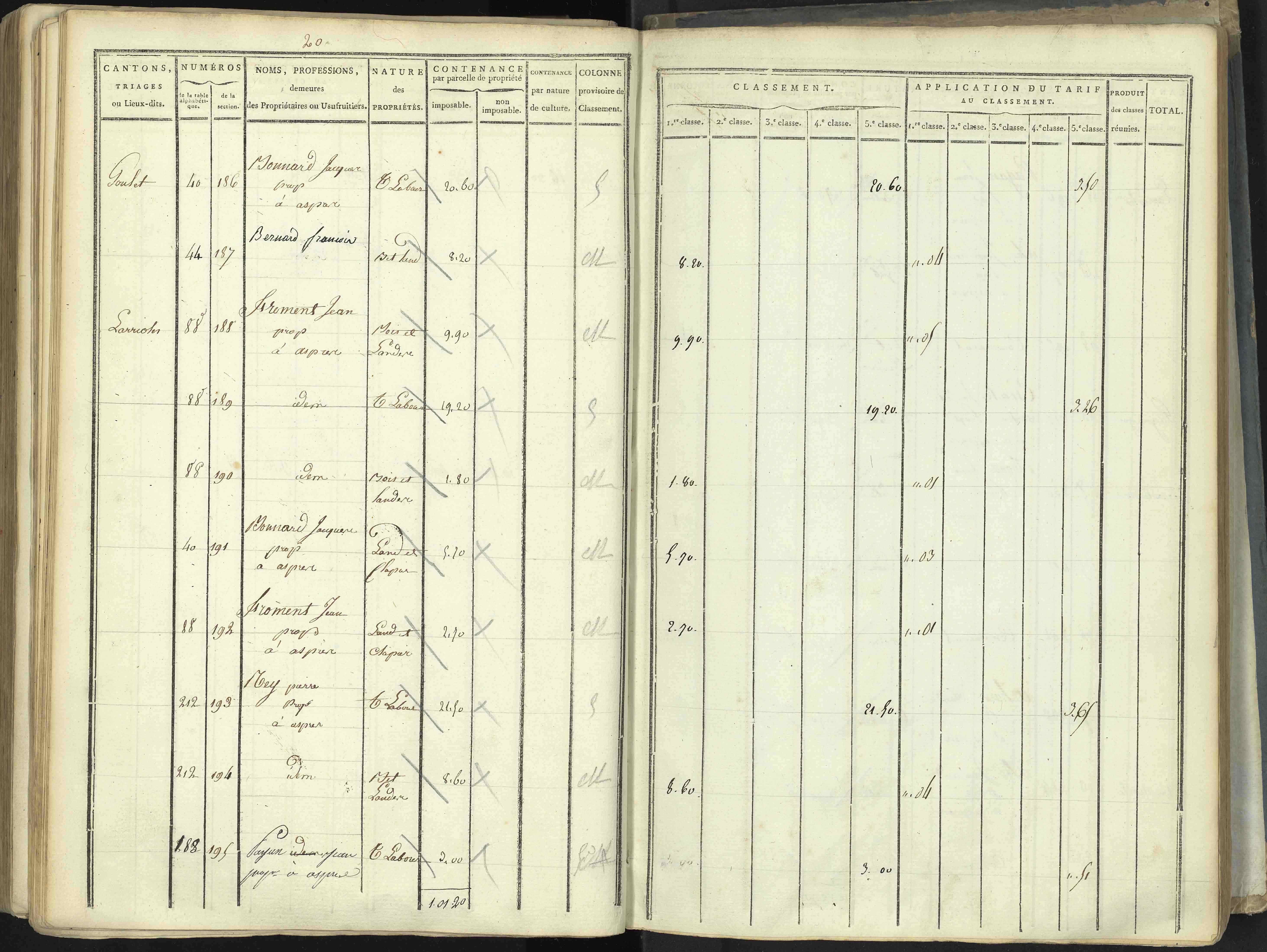 Aspres-lès-Corps - 3 P 176/5 - 3 P 176/5 - Section E