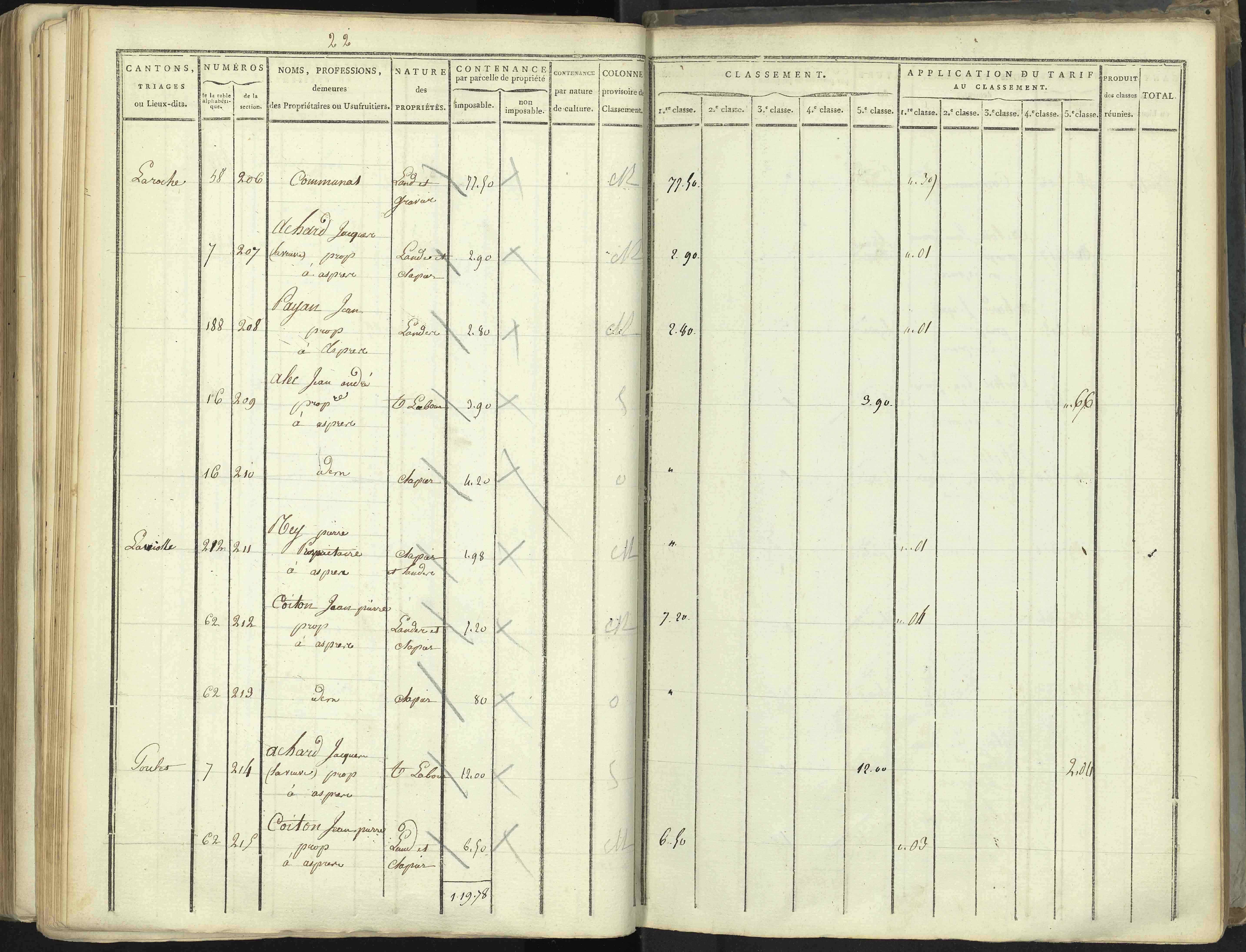 Aspres-lès-Corps - 3 P 176/5 - 3 P 176/5 - Section E