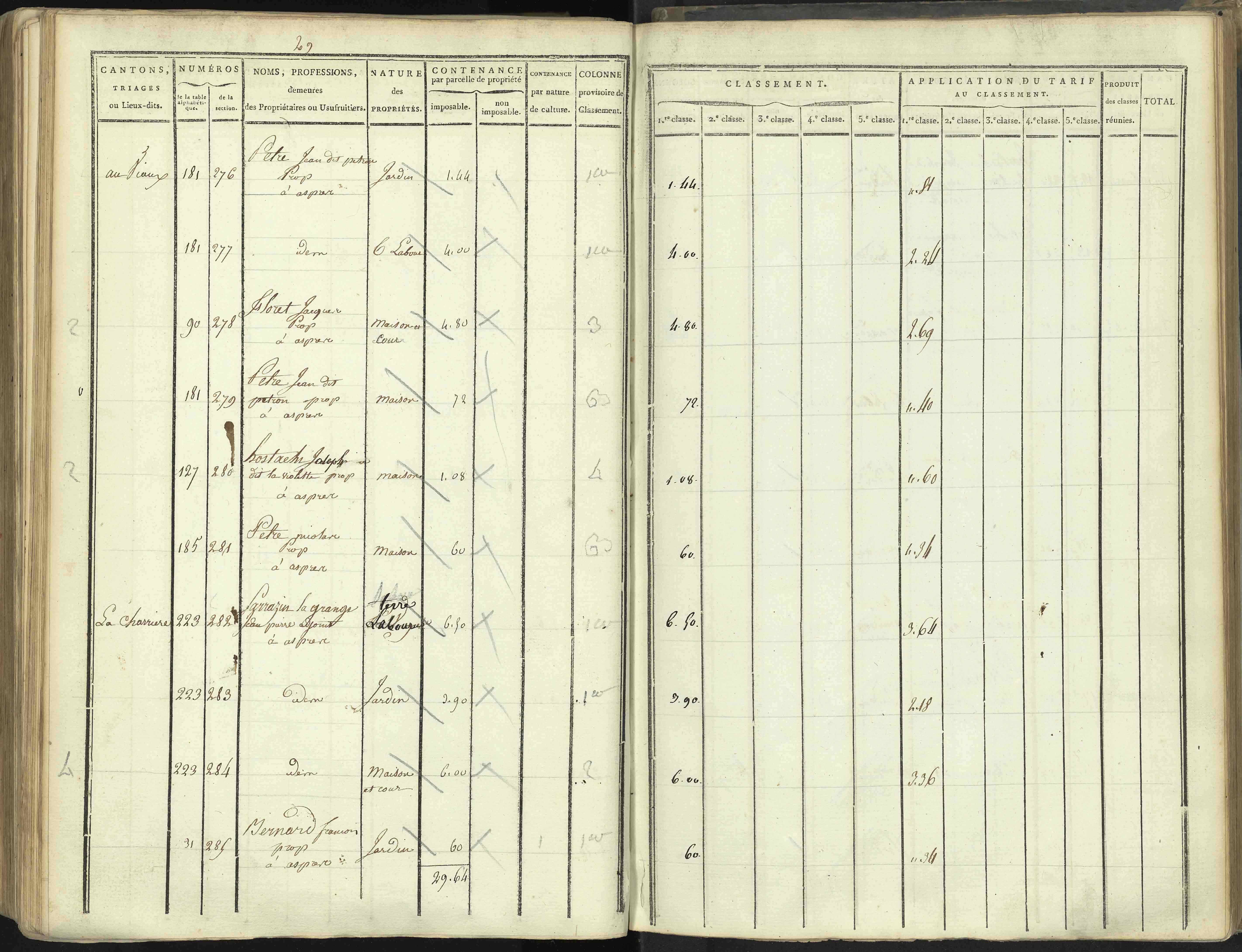 Aspres-lès-Corps - 3 P 176/5 - 3 P 176/5 - Section E