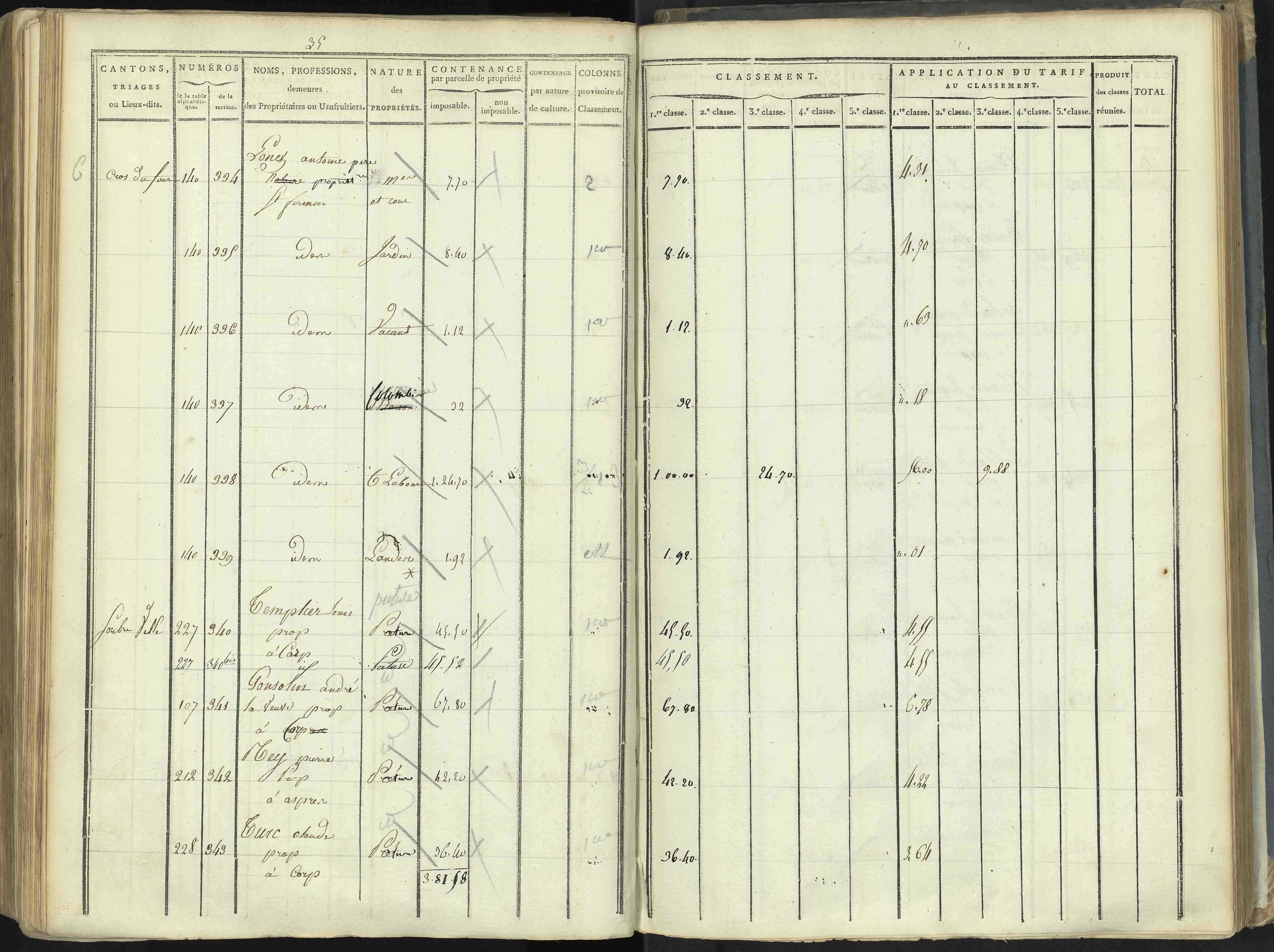 Aspres-lès-Corps - 3 P 176/5 - 3 P 176/5 - Section E
