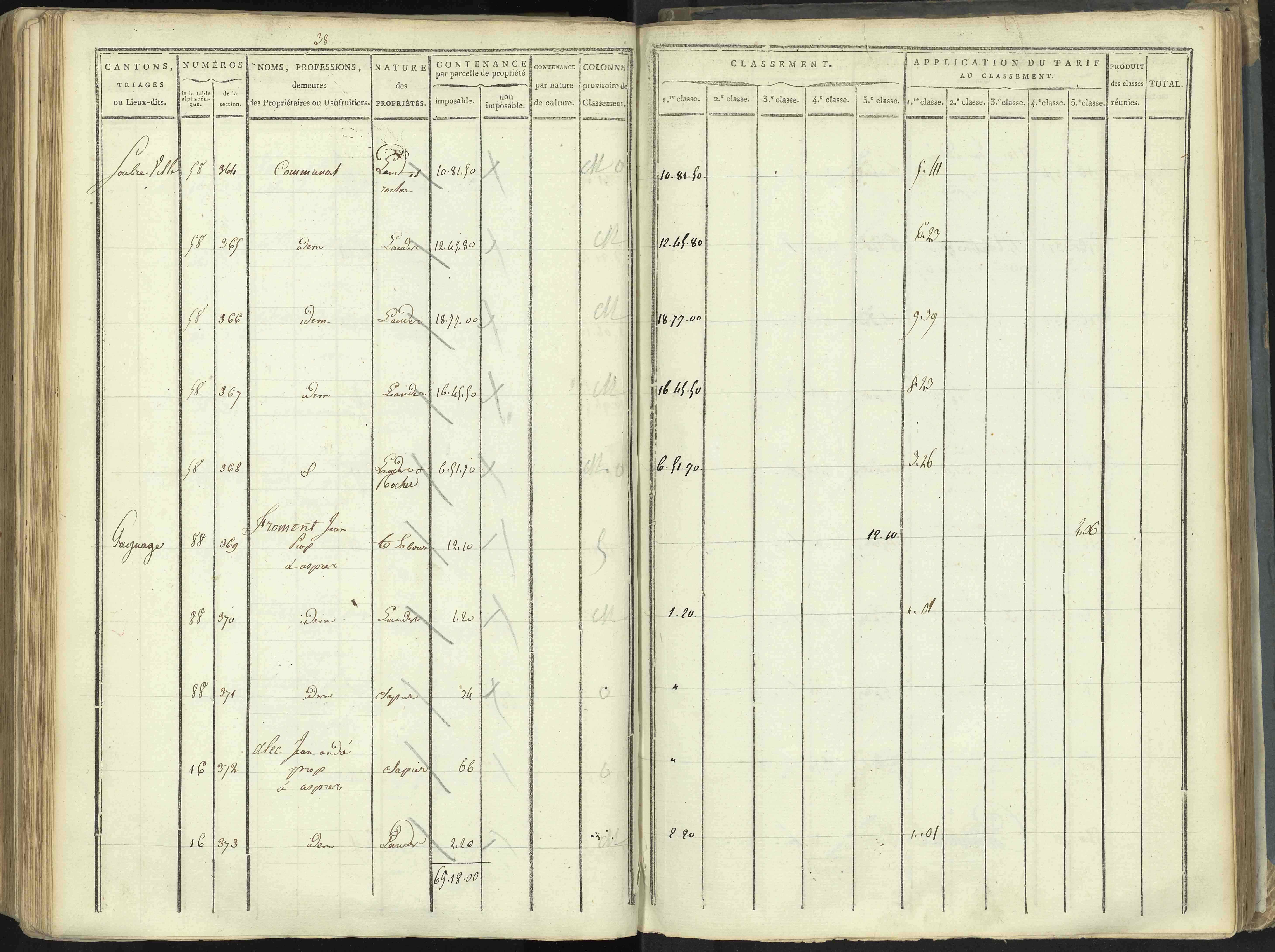 Aspres-lès-Corps - 3 P 176/5 - 3 P 176/5 - Section E