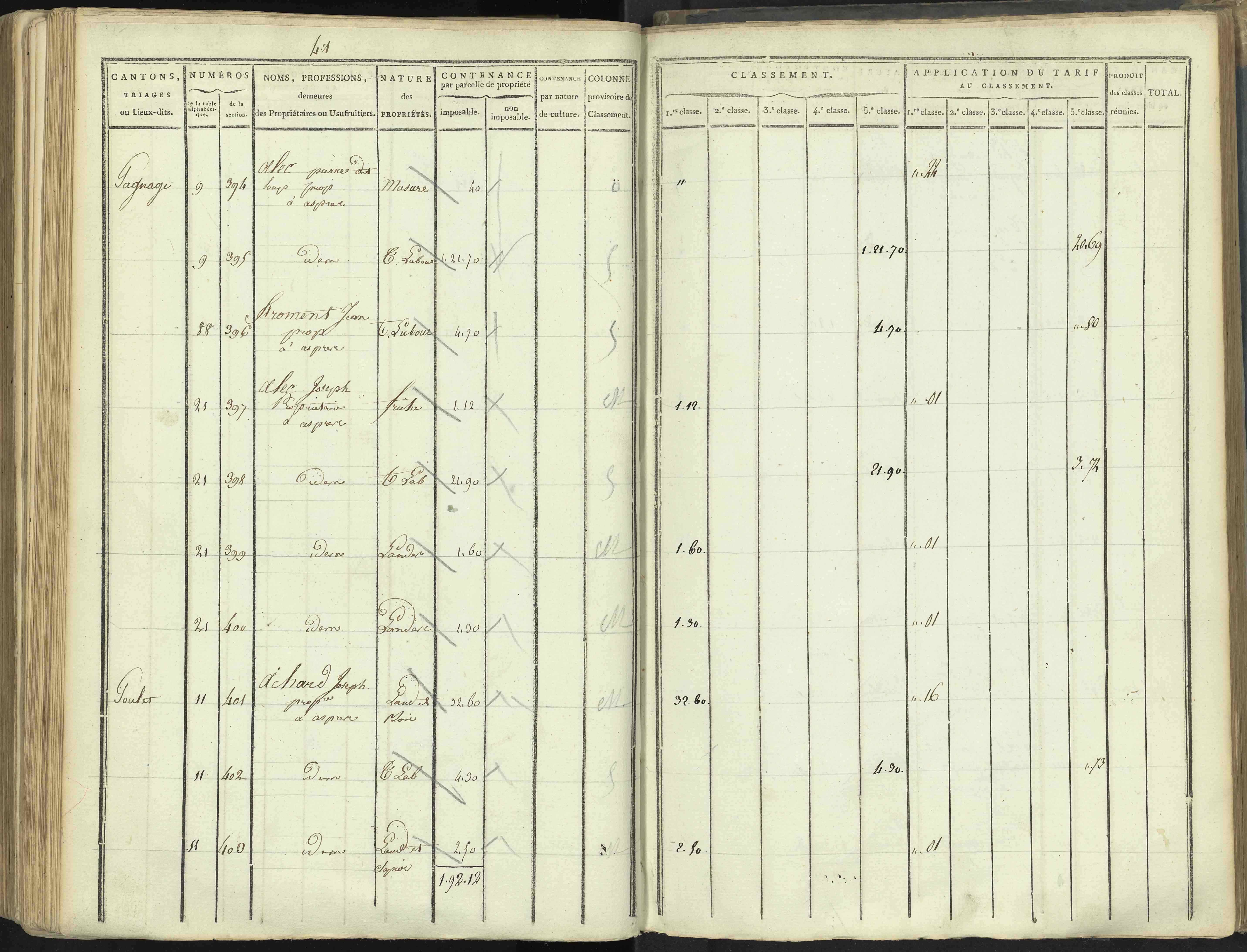 Aspres-lès-Corps - 3 P 176/5 - 3 P 176/5 - Section E