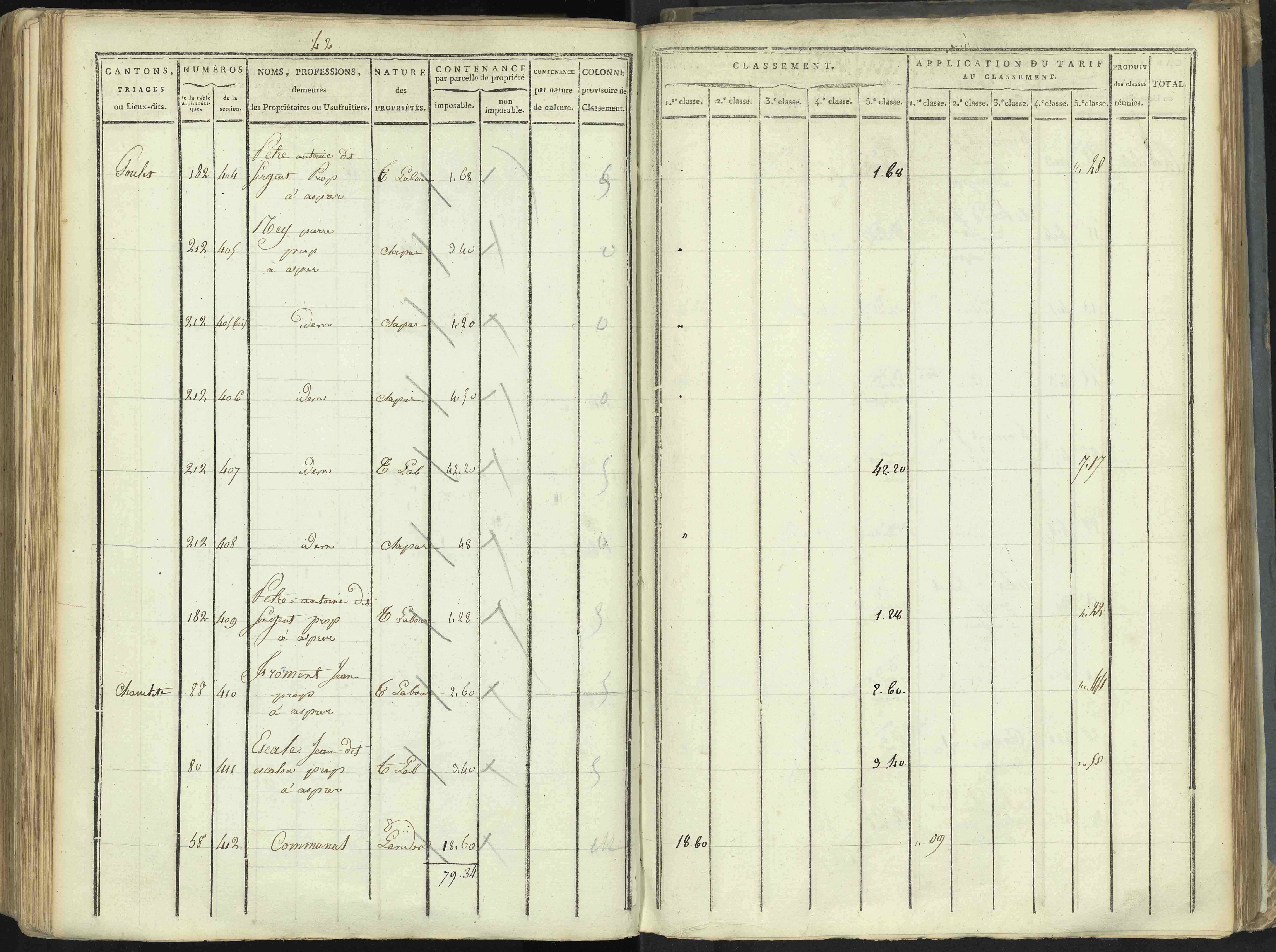 Aspres-lès-Corps - 3 P 176/5 - 3 P 176/5 - Section E