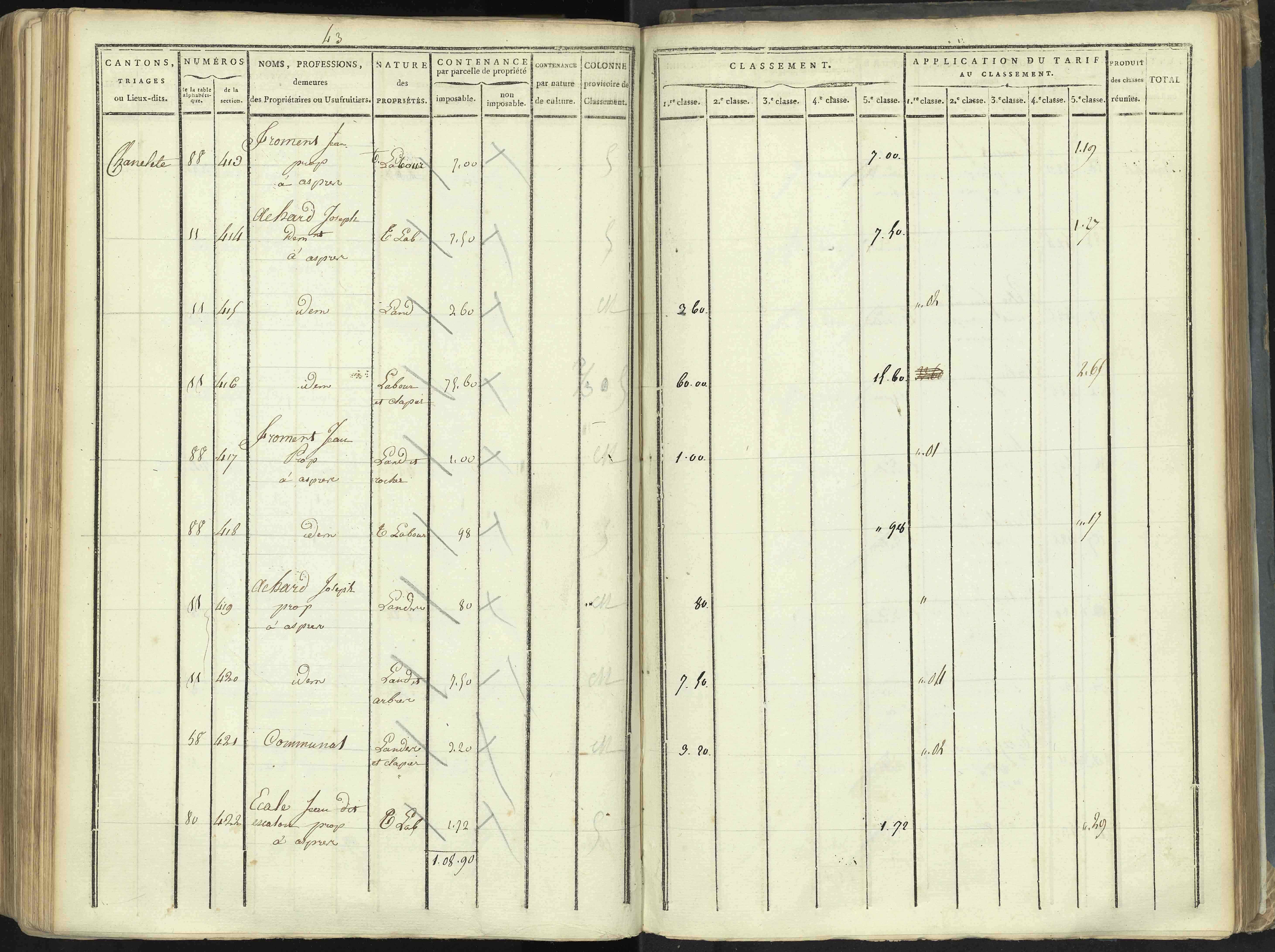 Aspres-lès-Corps - 3 P 176/5 - 3 P 176/5 - Section E