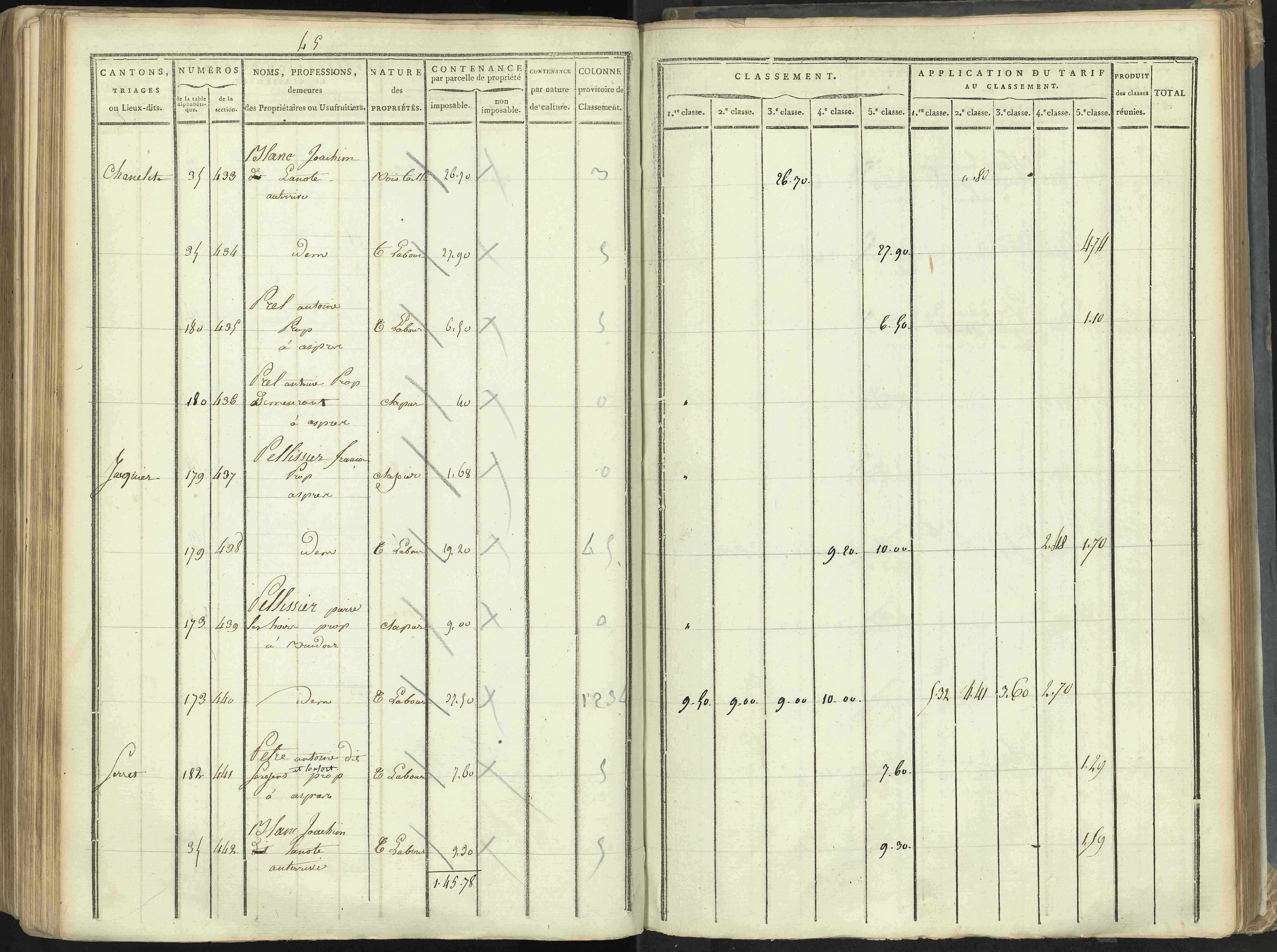 Aspres-lès-Corps - 3 P 176/5 - 3 P 176/5 - Section E