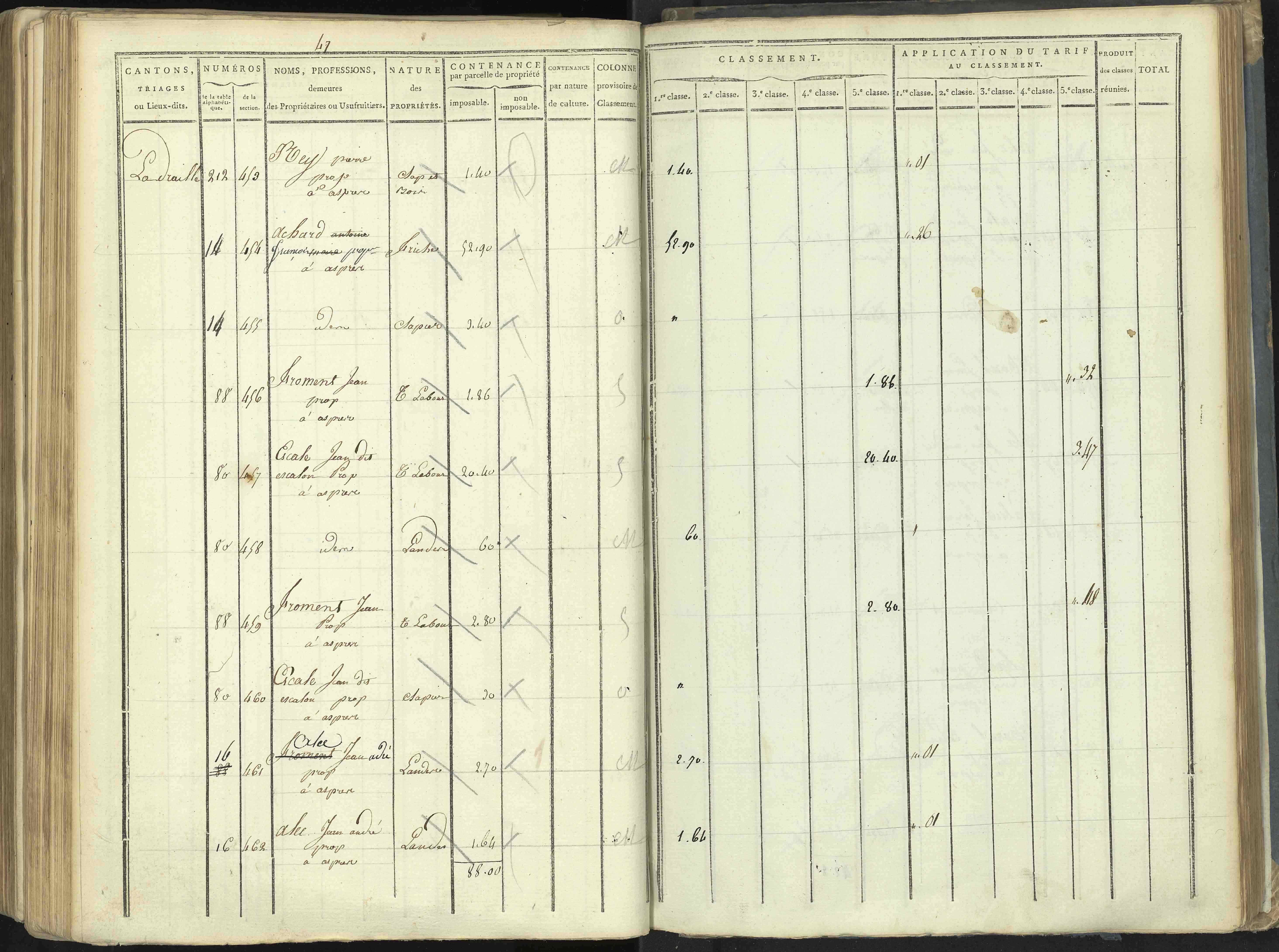 Aspres-lès-Corps - 3 P 176/5 - 3 P 176/5 - Section E