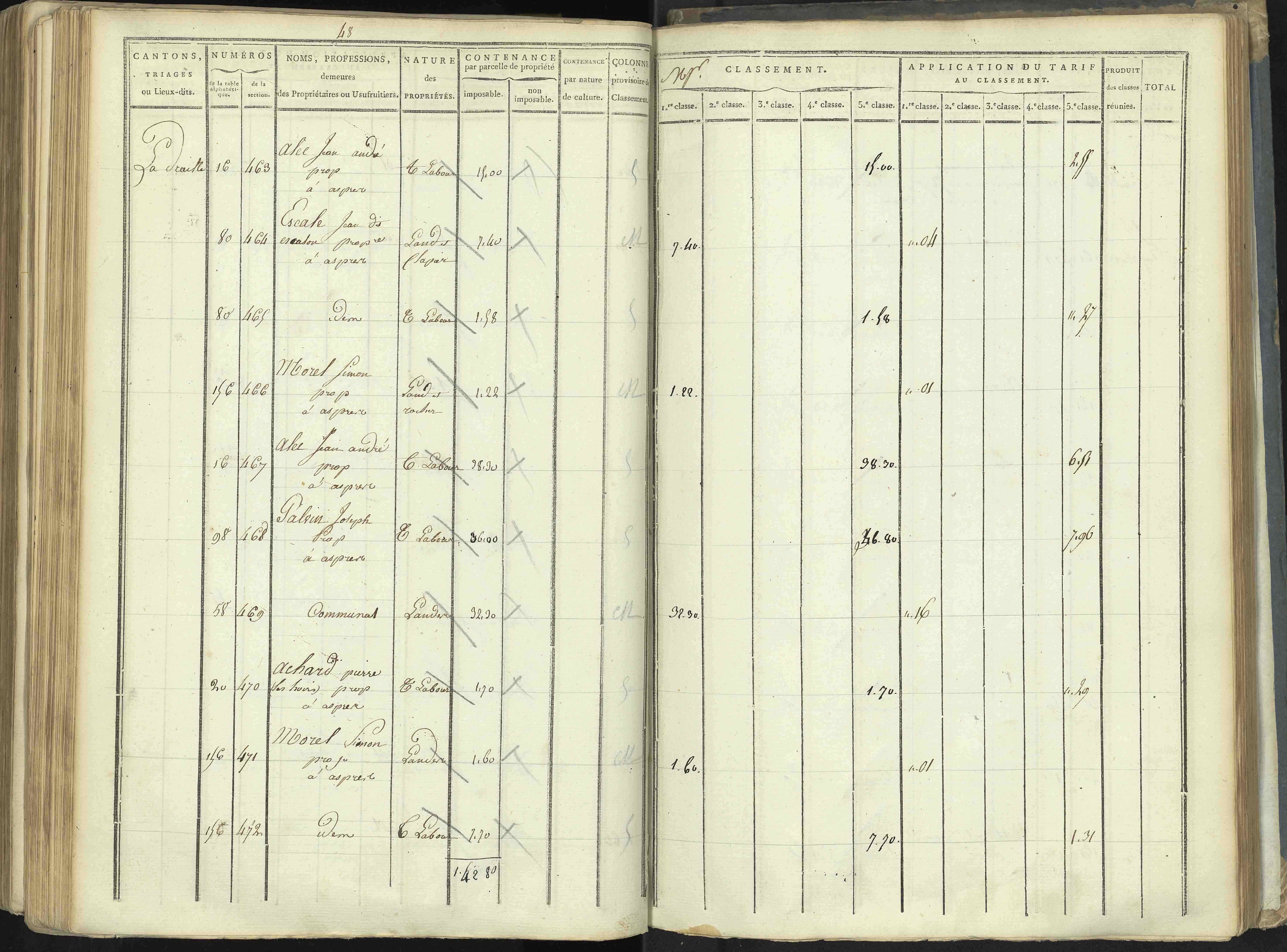 Aspres-lès-Corps - 3 P 176/5 - 3 P 176/5 - Section E