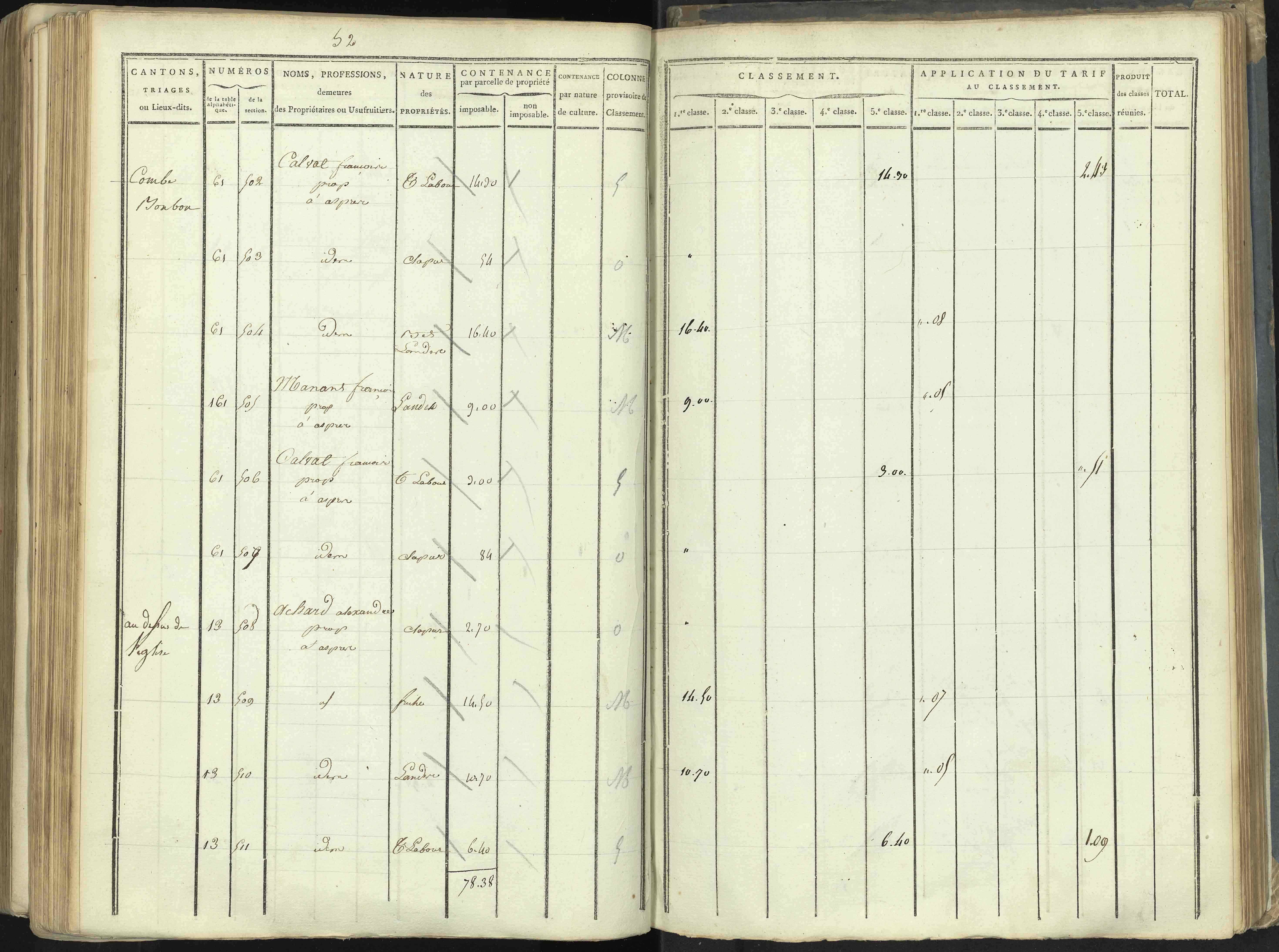 Aspres-lès-Corps - 3 P 176/5 - 3 P 176/5 - Section E