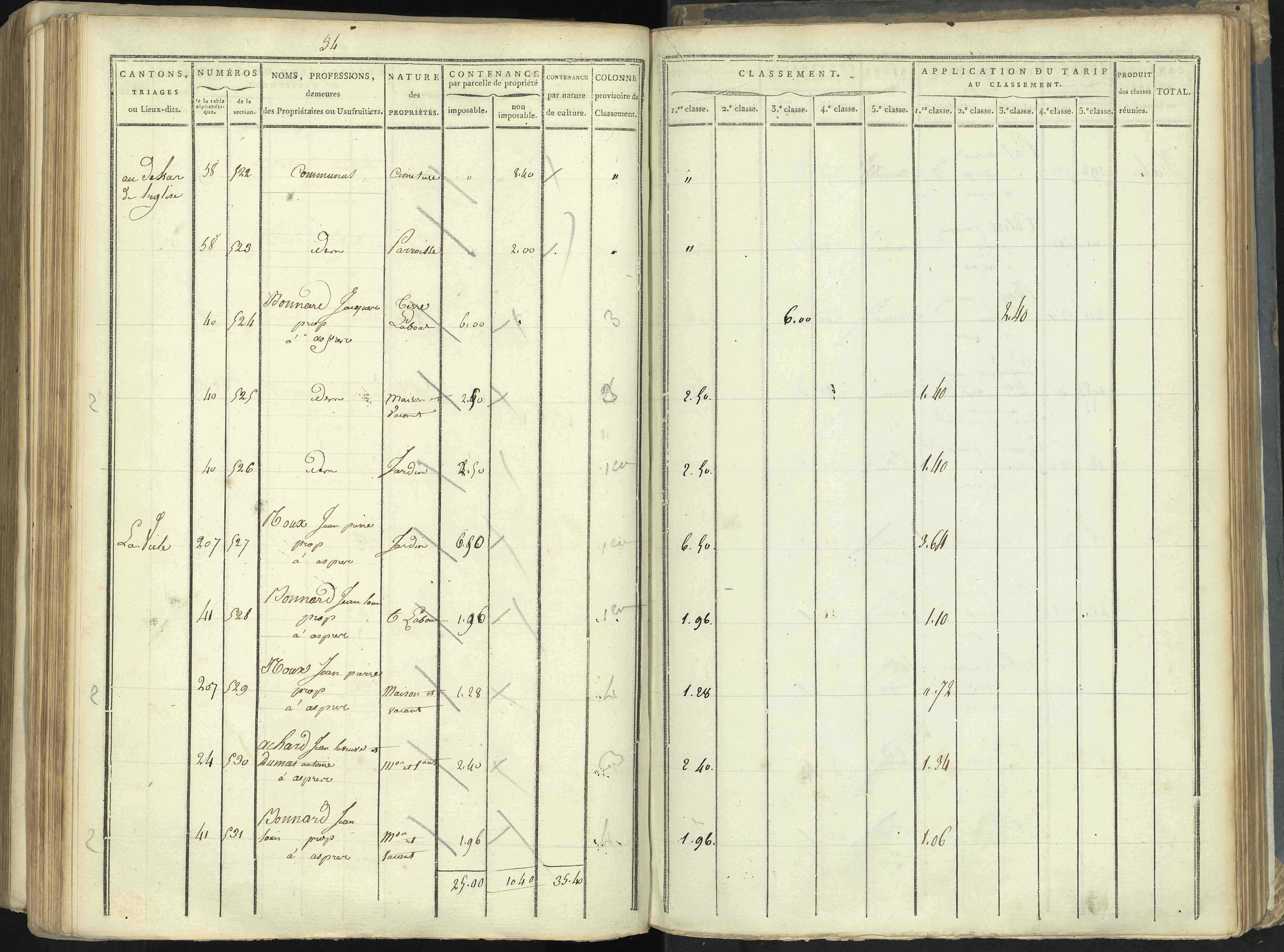 Aspres-lès-Corps - 3 P 176/5 - 3 P 176/5 - Section E